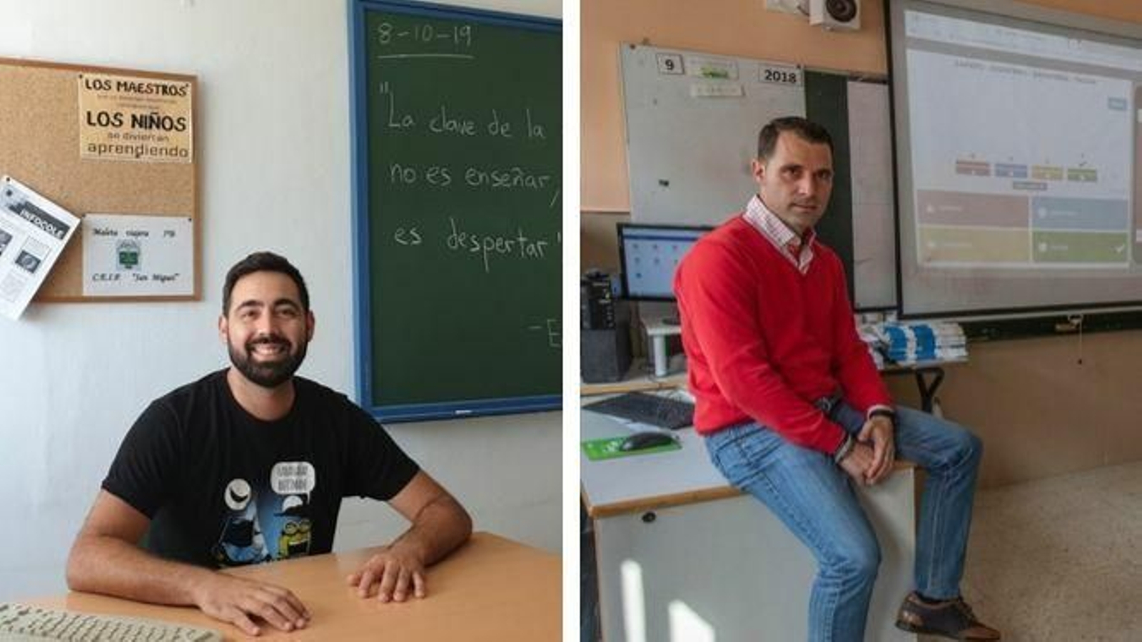 José Martínez Vilas (i) y José Manuel Blázquez González.