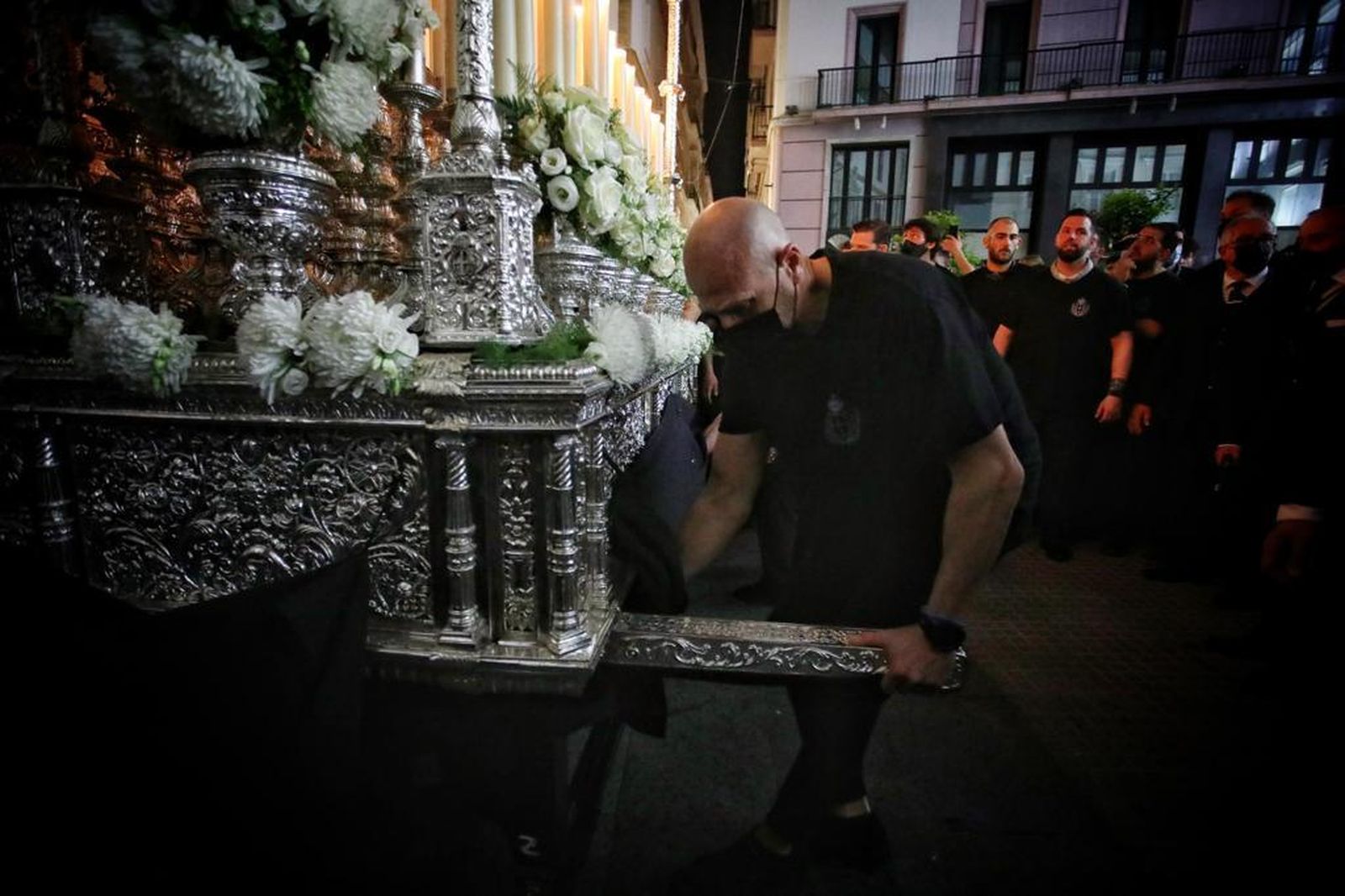 Las imágenes de la cofradía de Buena Muerte en la Semana Santa de Cádiz 2022