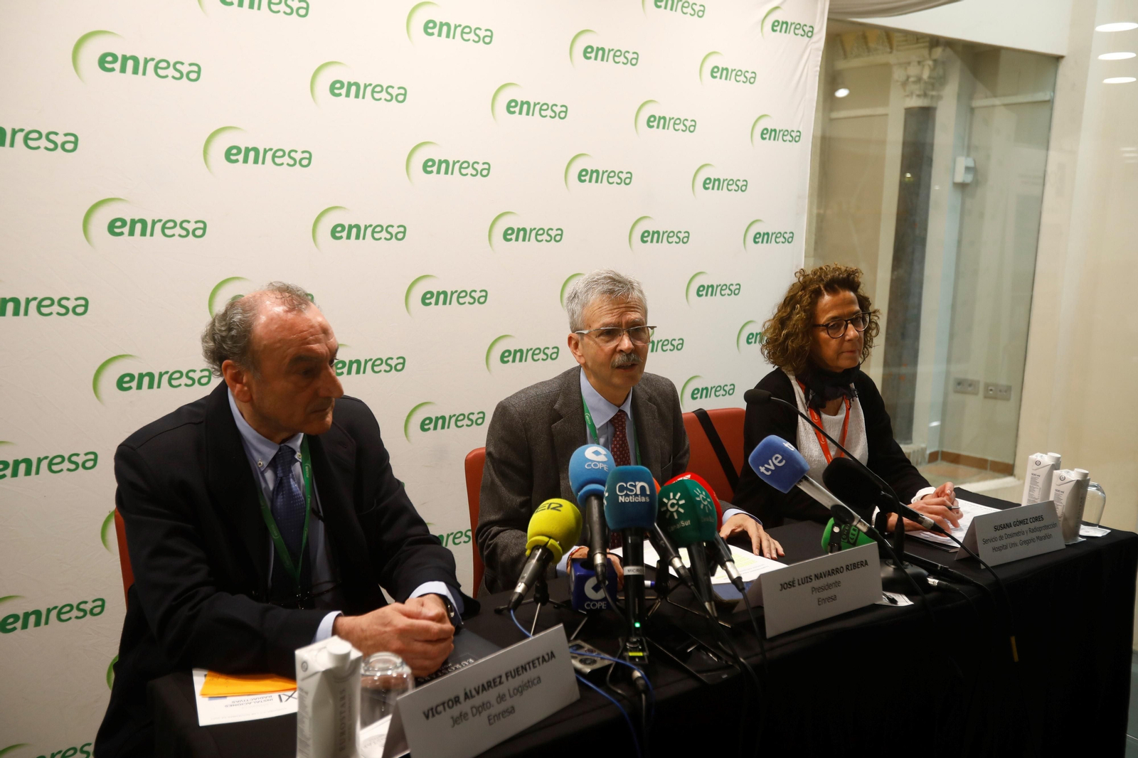 Víctor Álvarez, José Luis Navarro y Susana Gómez (del hospital Gregorio Marañón de Madrid).