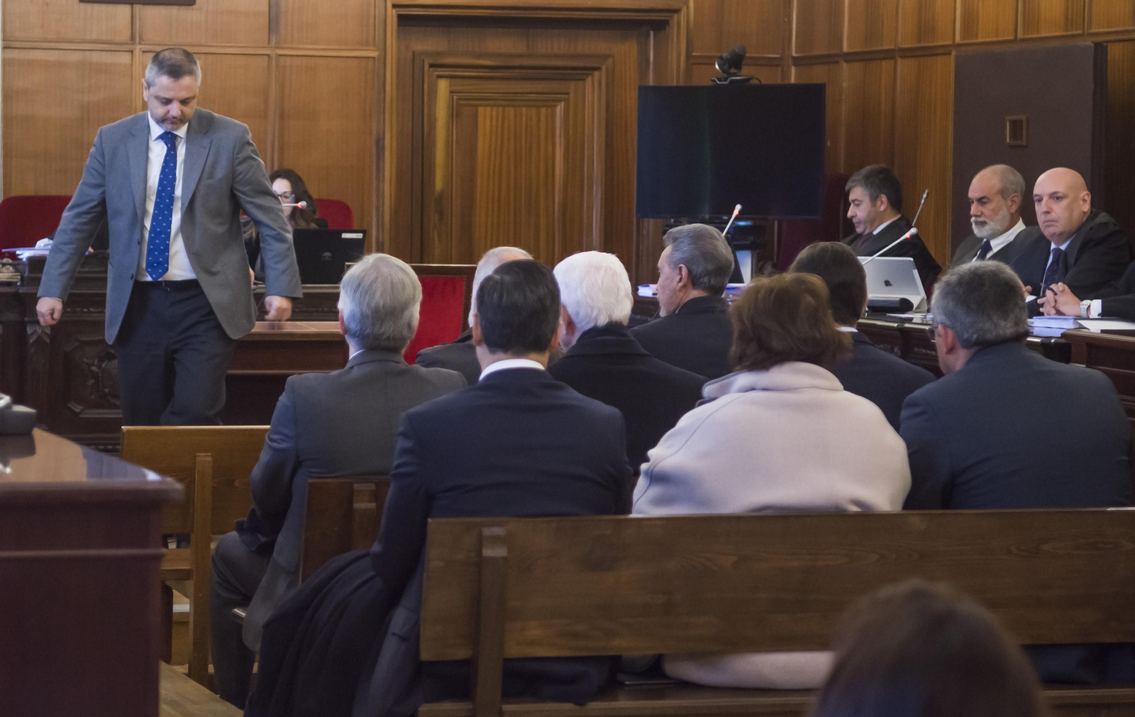 Mellet, durante la sesión inicial del juicio.