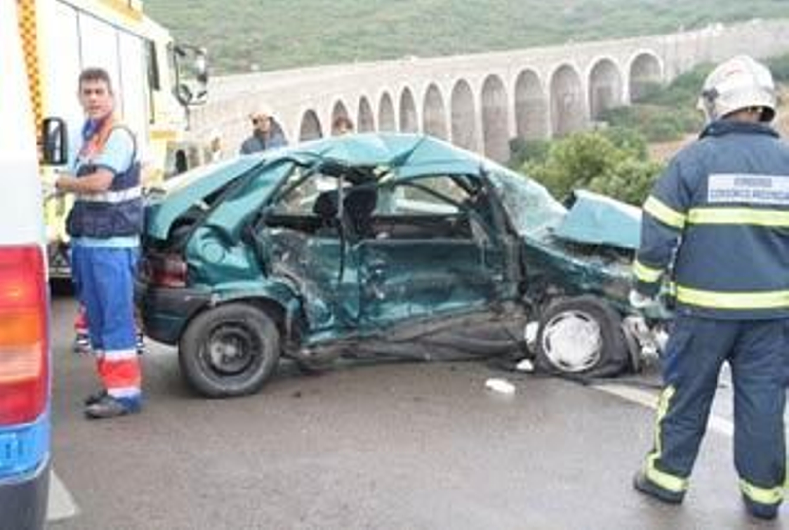 Accidente mortal de un jerezano en el puente del viaducto de Tarifa