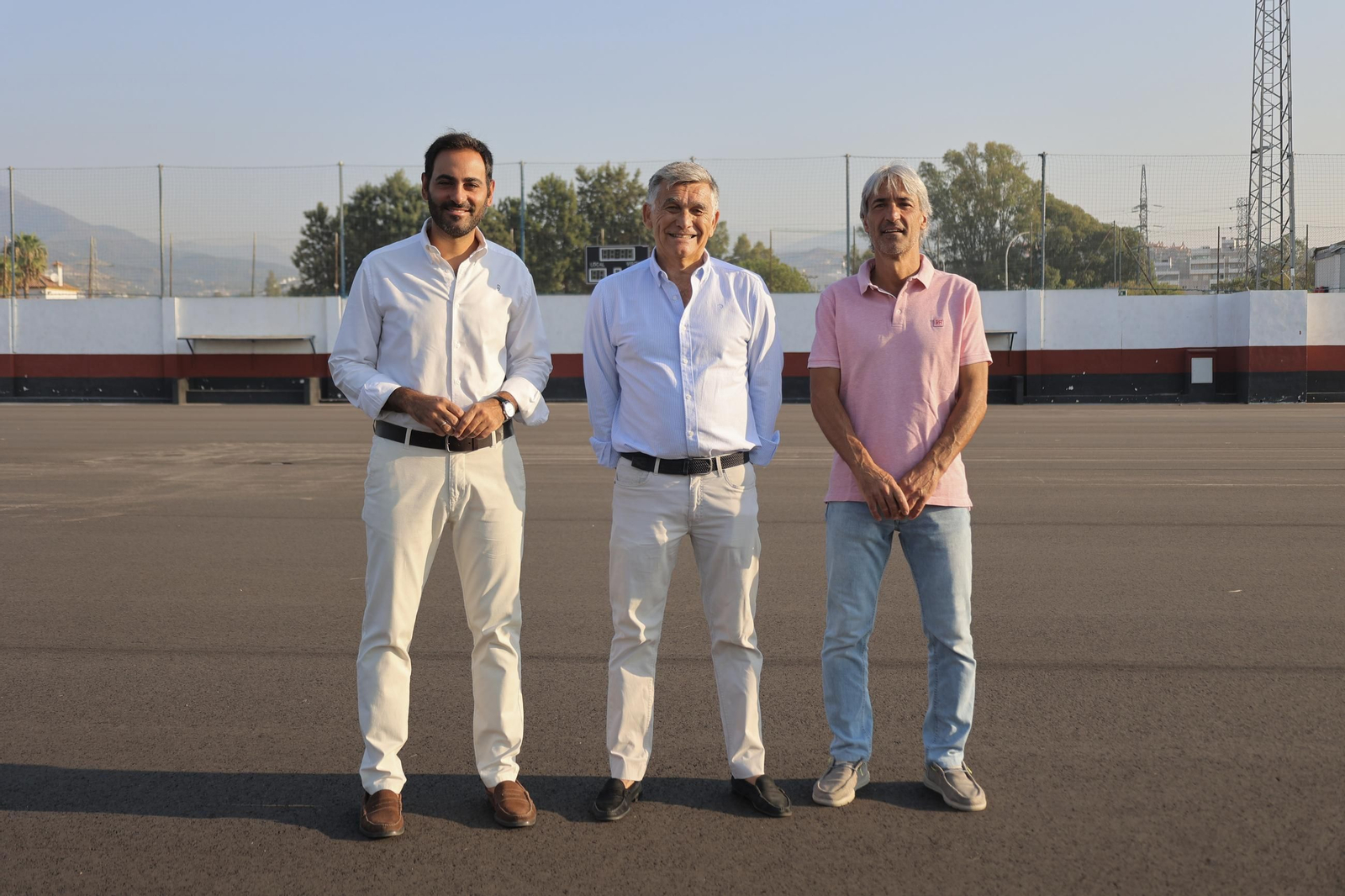 La visita institucional a la instalación deportiva.