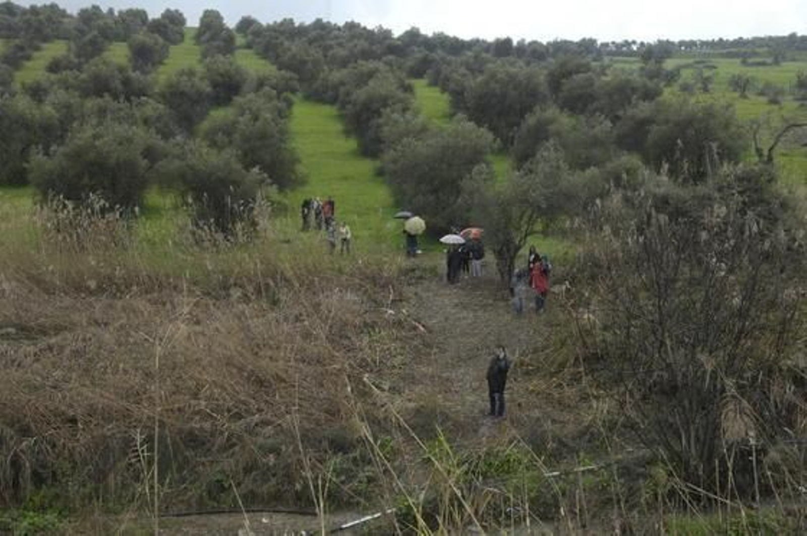 Algunos vecinos de Tartessos y Camas colaboraron en la búsqueda de Marta en Caño Ronco.

Foto: Manuel Gómez