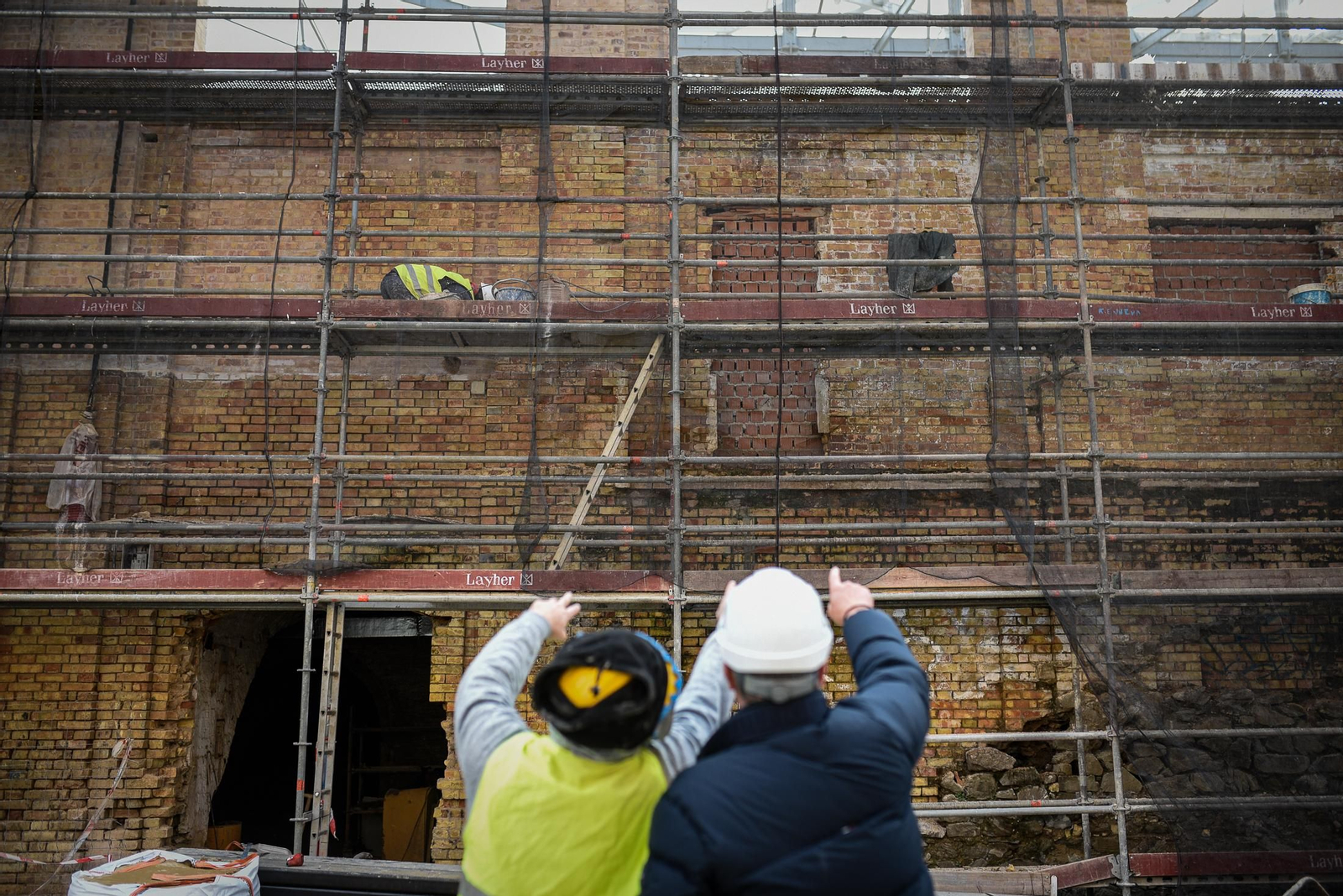 Imágenes de la restauración del edificio de Santa Fe