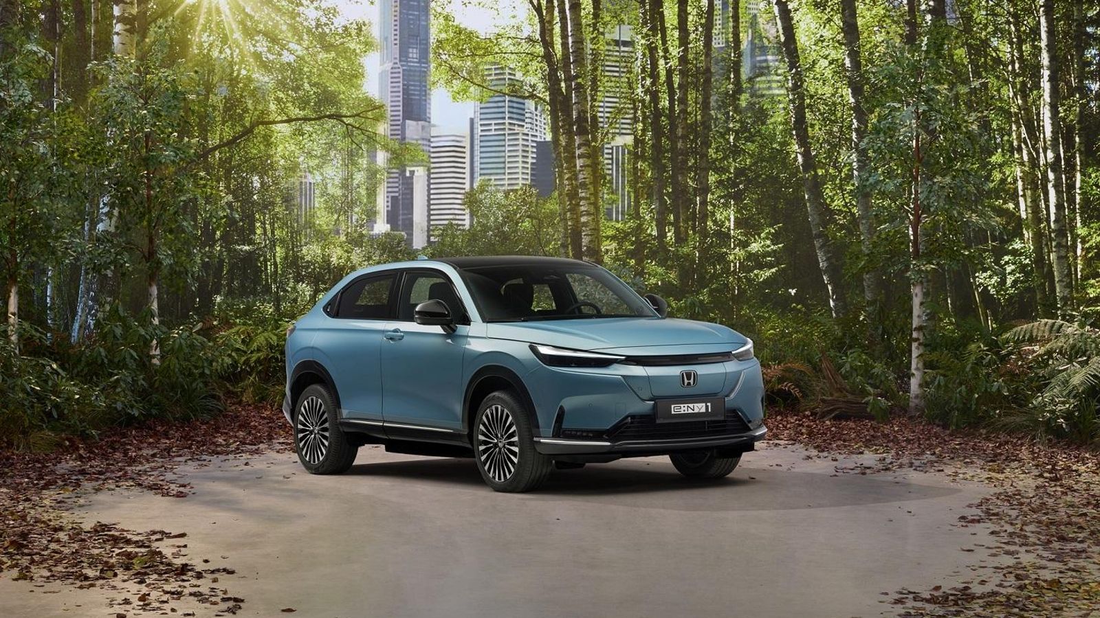 El segundo eléctrico europeo, tras el Honda e, de la marca será este e:Ny1, un SUV de 4,39 m de largo.