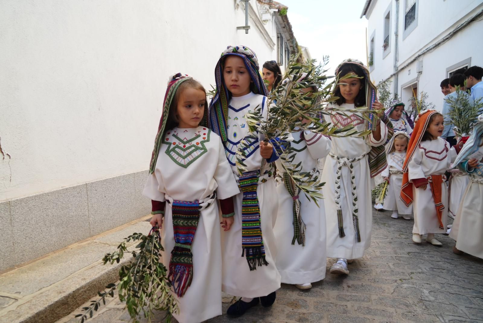 La procesión de la Borriquita en Pozoblanco