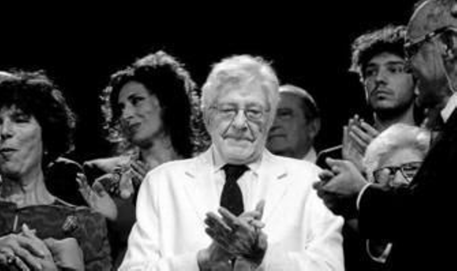 Ettore Scola, ayer, momentos antes de la proyección de su documental sobre su amigo Federico Fellini.