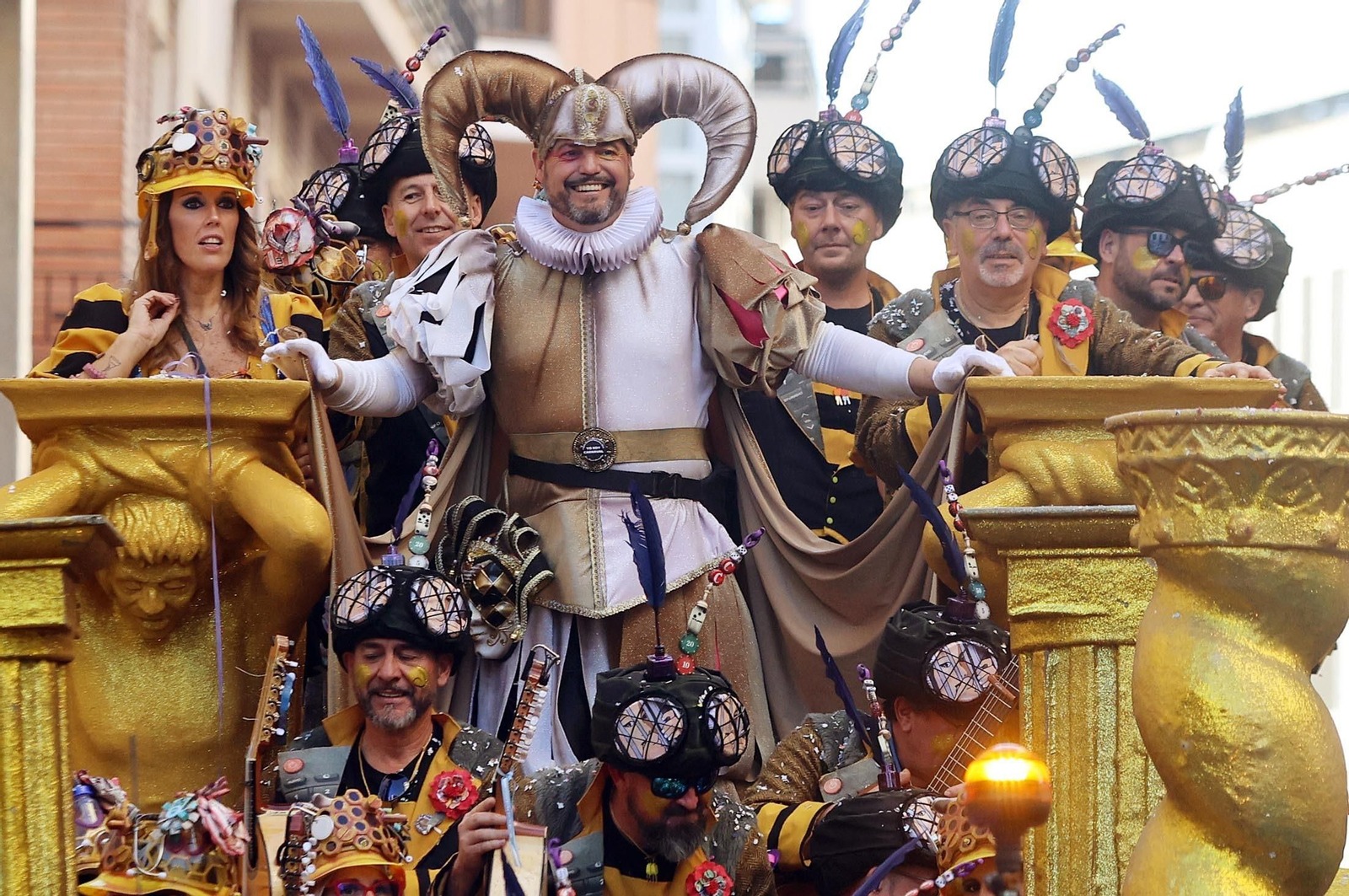 Imágenes de la cabalgata del Carnaval Colombino 2024