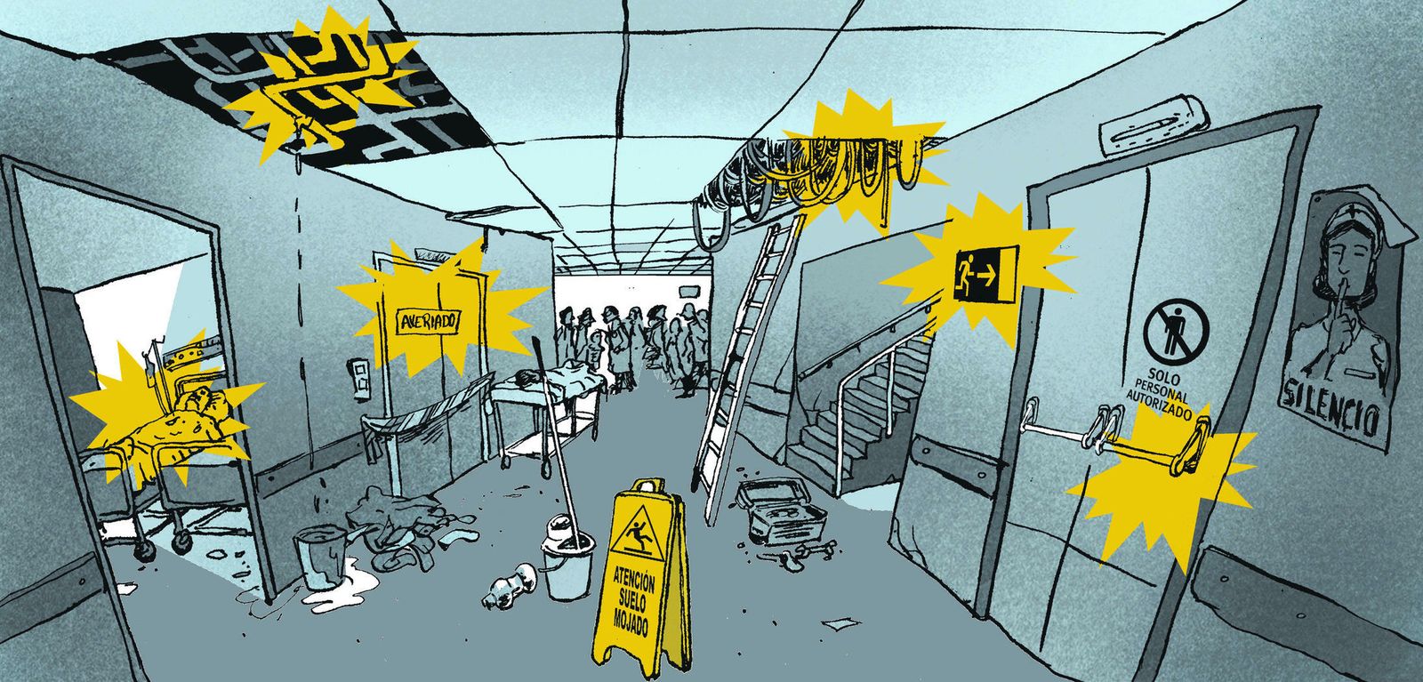 Todo hospital cuenta con personal de mantenimiento propio o externo.