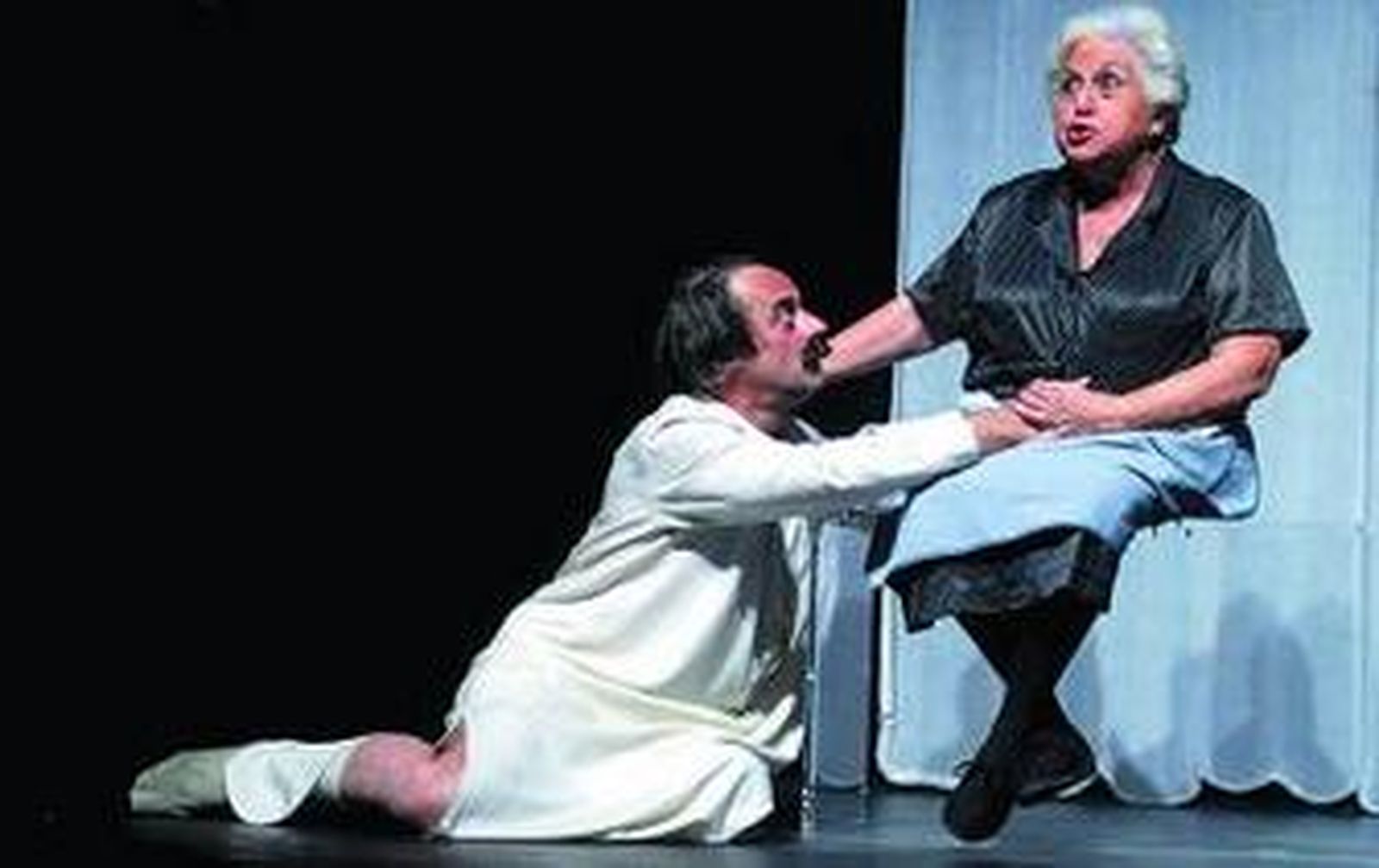 Un instante de la representación.