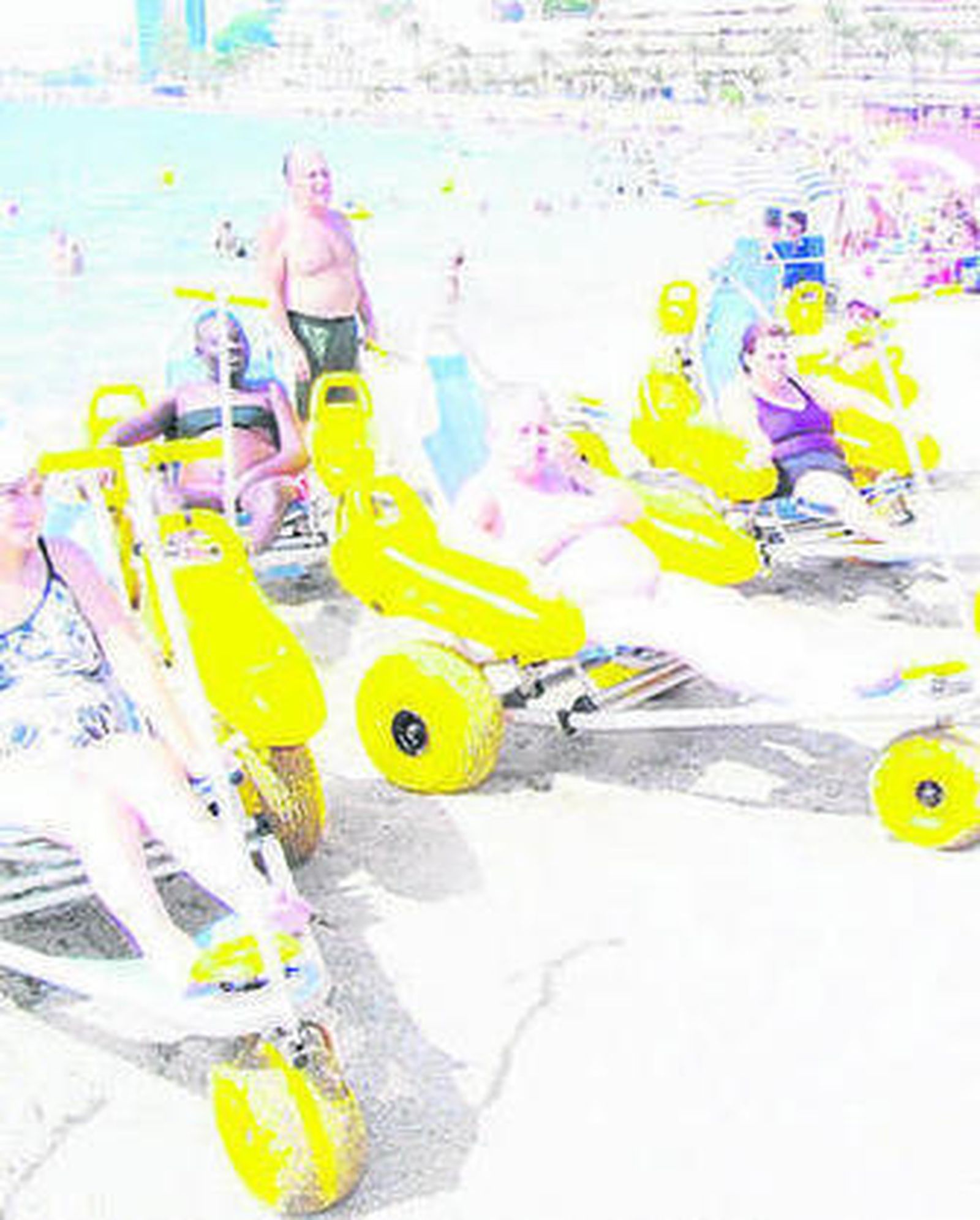 Playa accesible de Aguadulce.