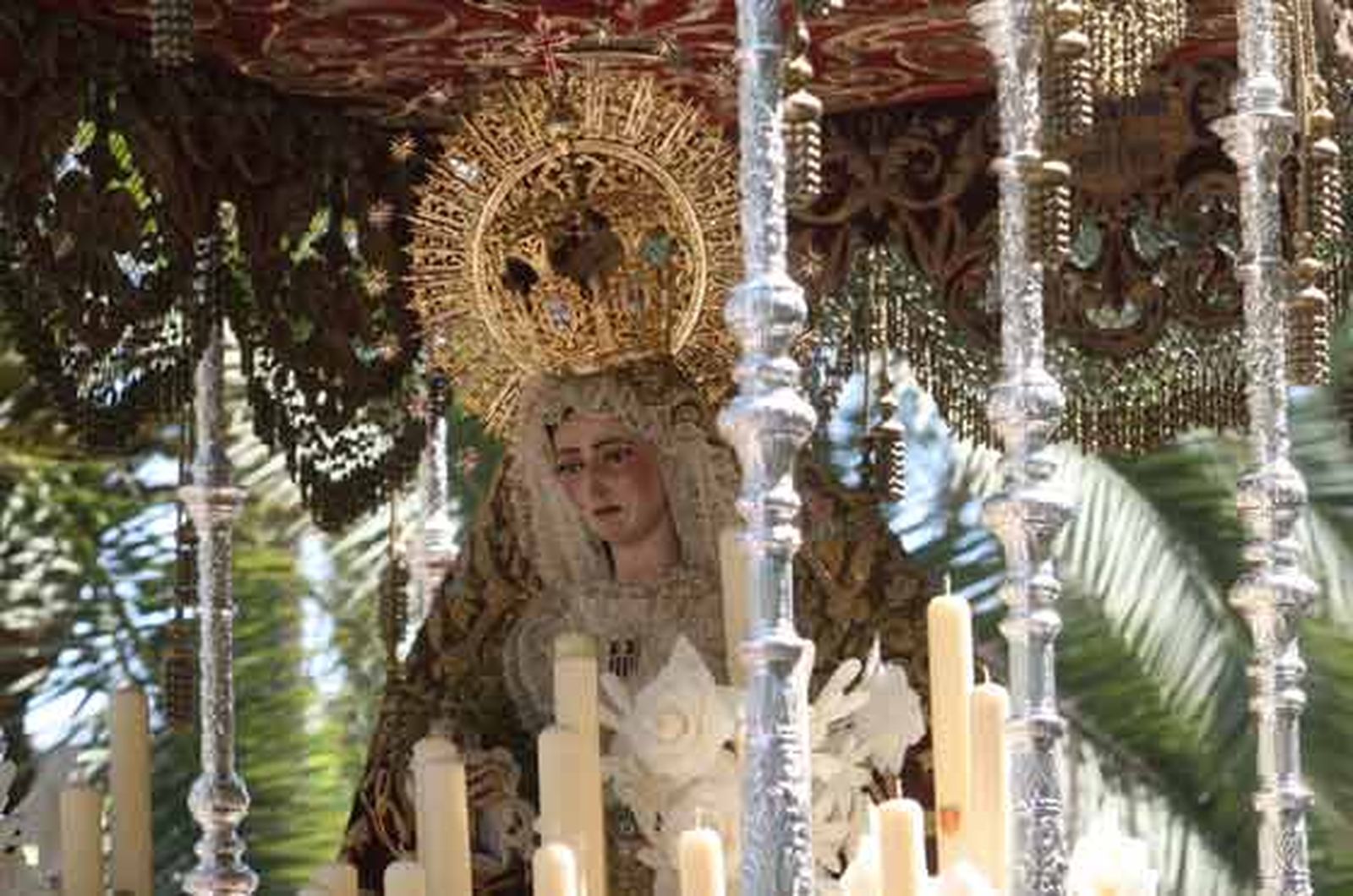 Detalle de la Dolorosa de la Hermandad del Cautivo.

Foto: Belén  Vargas
