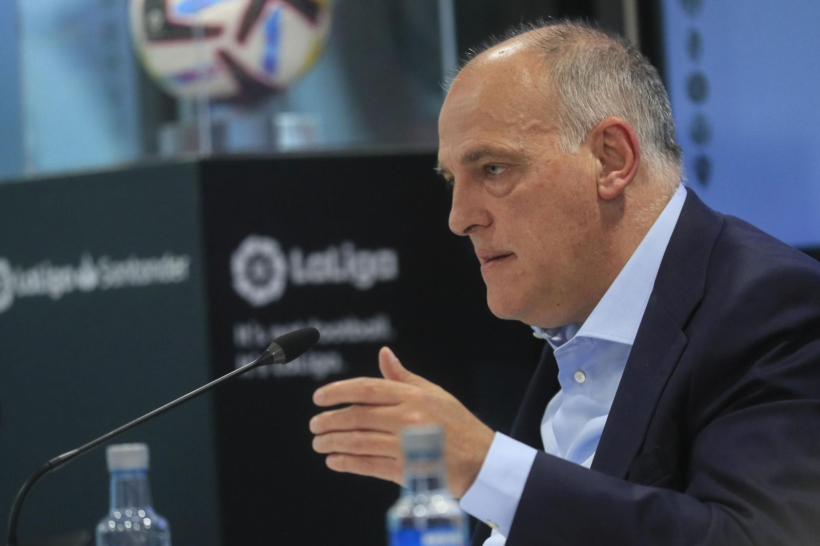 Javier Tebas, presidente de LaLiga, en una imagen de archivo.
