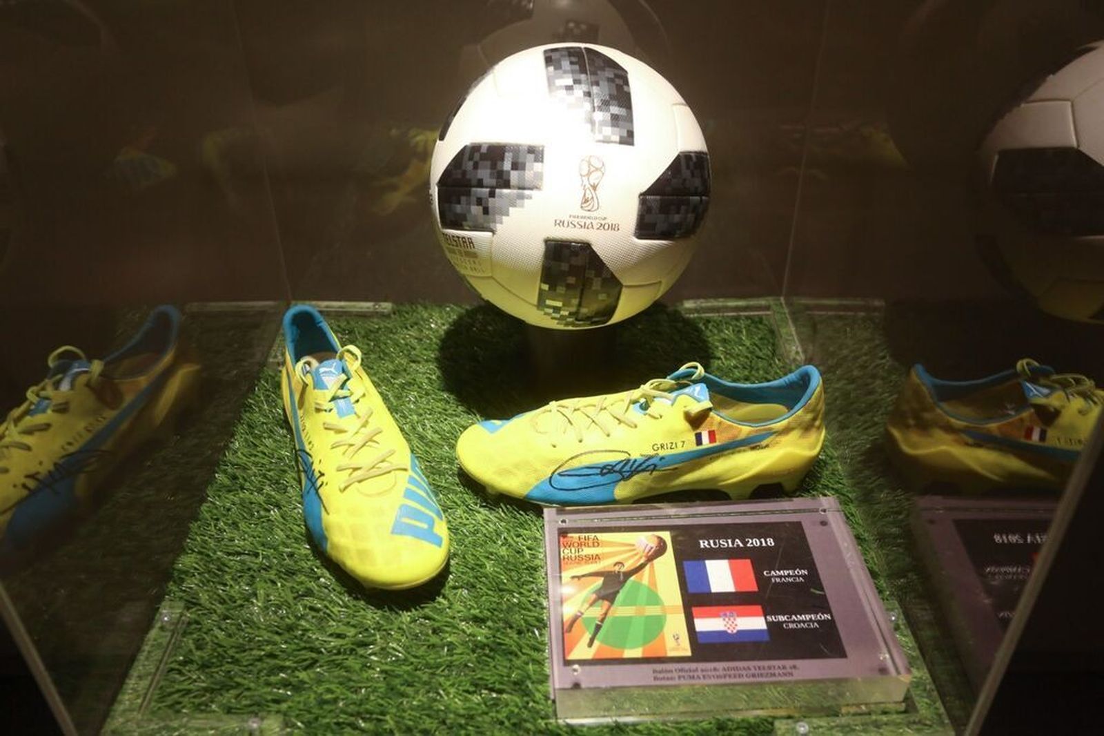 Así es la exposición '10 leyendas en la historia del mundial'