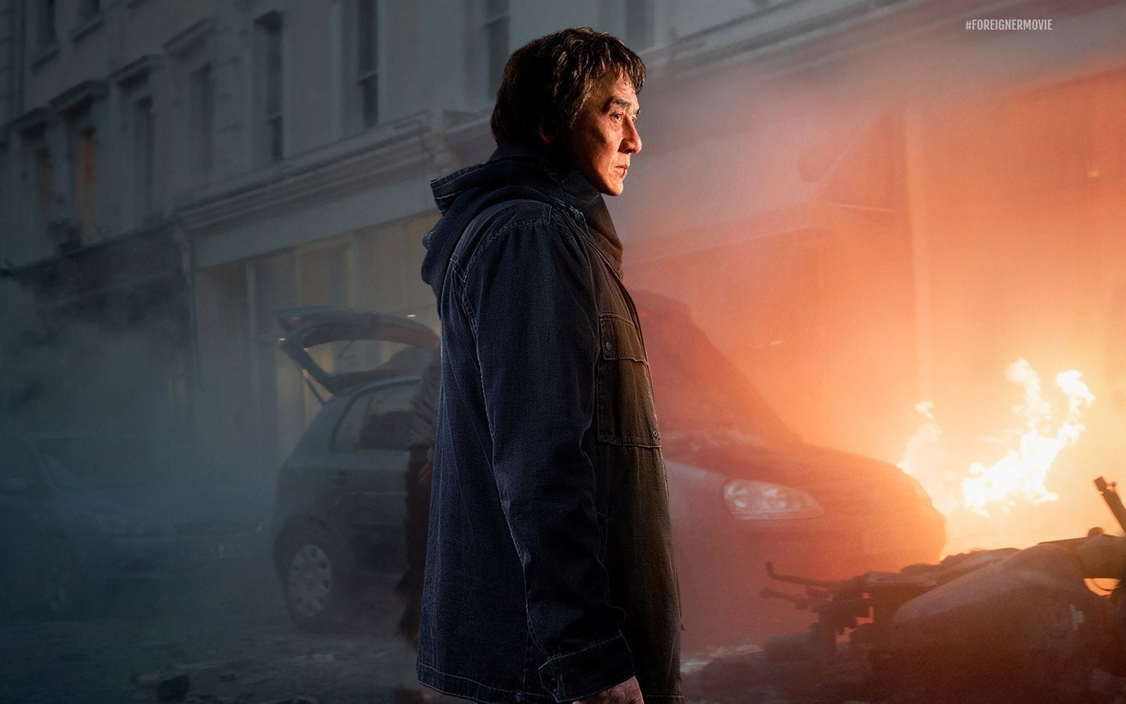 Jackie Chan, en una escena de 'El extranjero'.