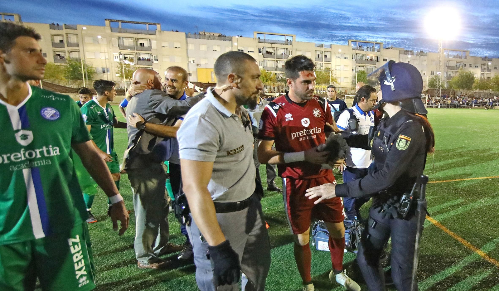 Los incidentes del derbi