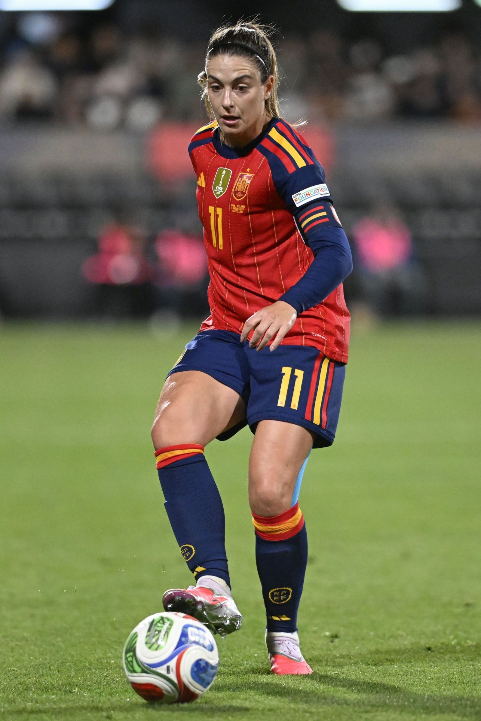 Las fotos del España-Islandia de fútbol femenino