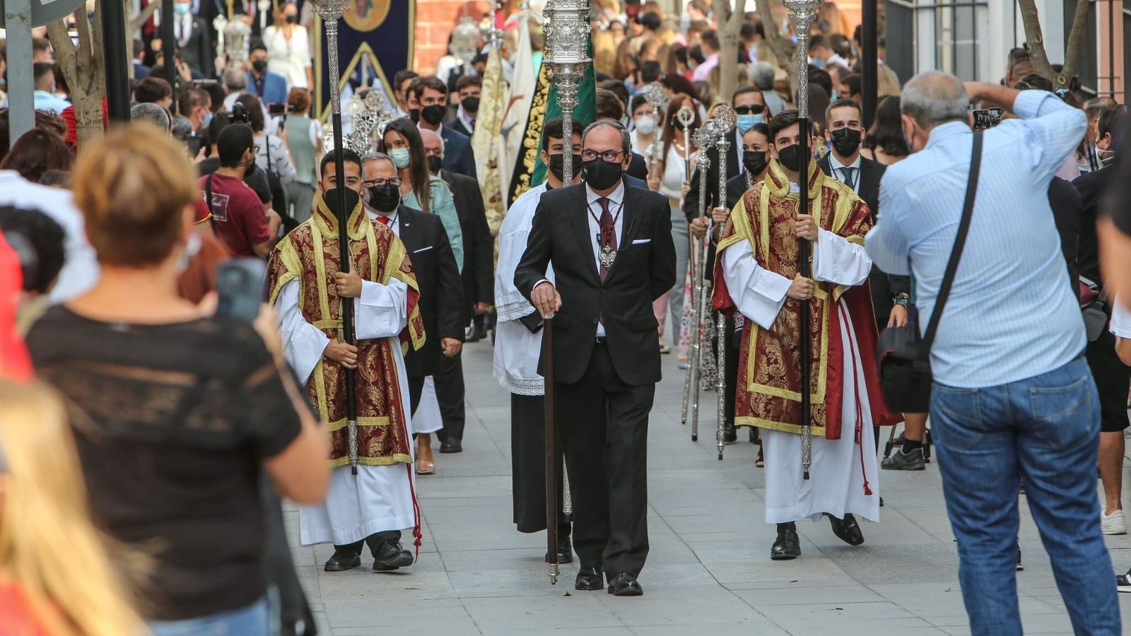 Imágenes de la procesión de la Virgen de las Mercedes en San Fernando