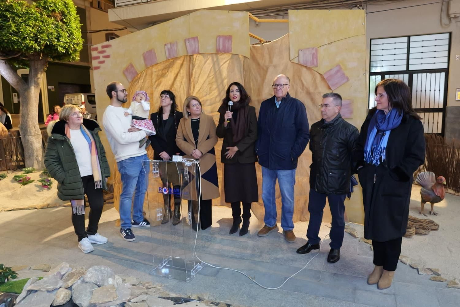 El belén cobra vida en Gádor para inaugurar la Navidad