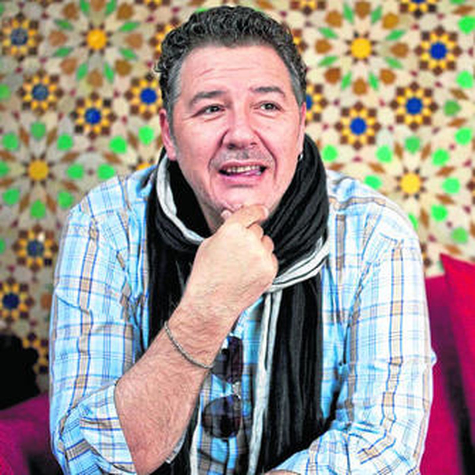 Carlos Goñi, durante su estancia en Marrakech cuando comenzó a grabar el nuevo disco.