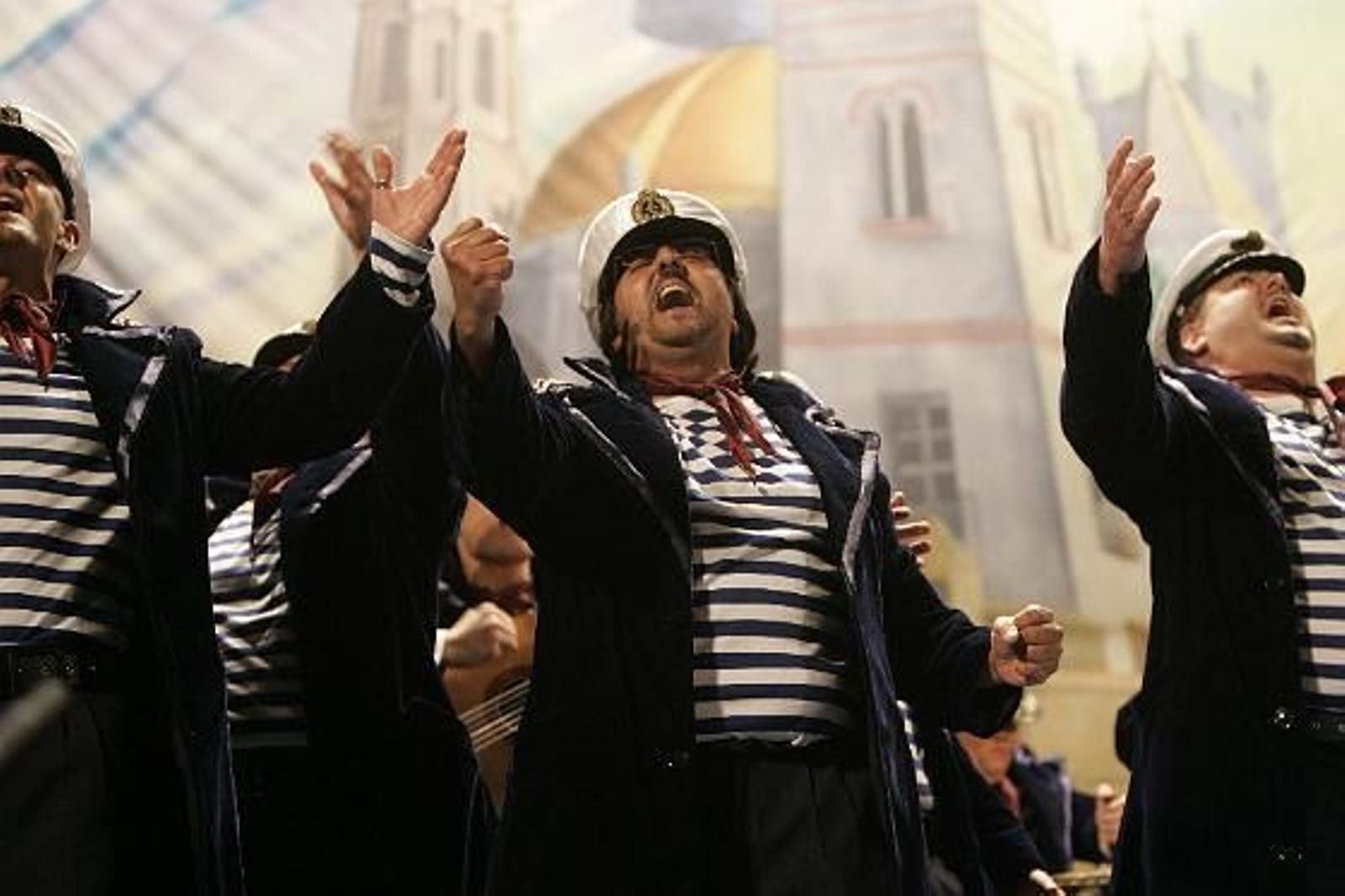 La comparsa El remolcador de Cádiz. 

Foto: Lourdes de Vicente