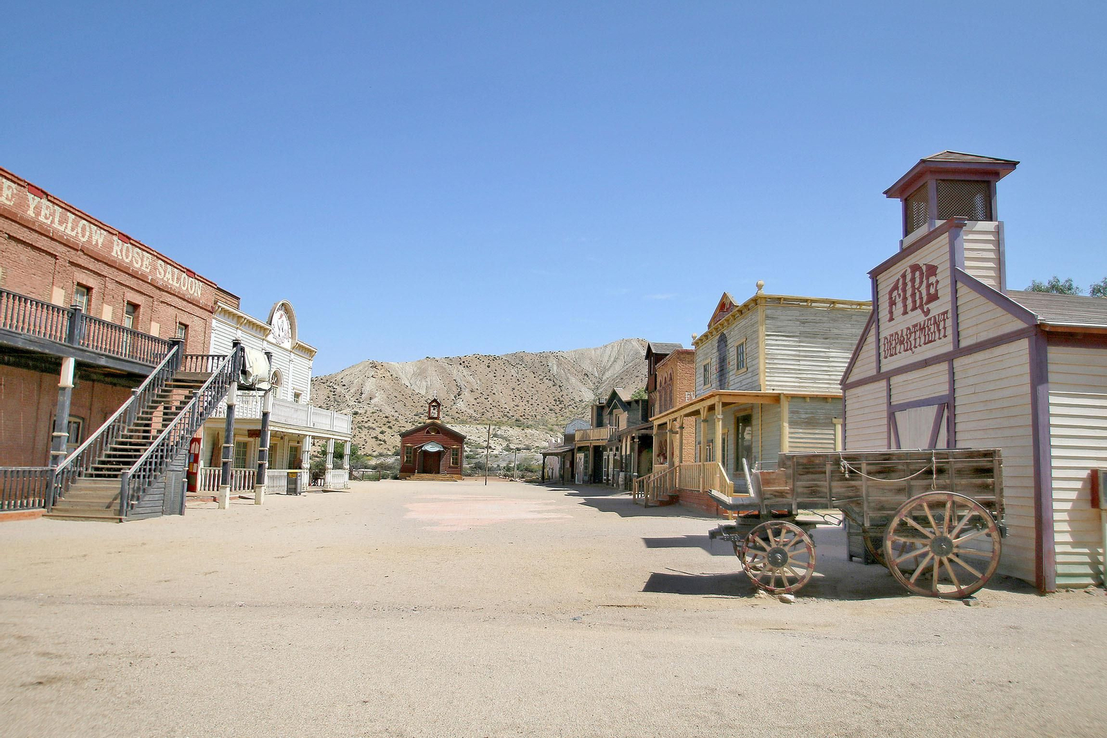 Fotogalería del Oasys Mini Hollywood sin actividad durante el coronavirus