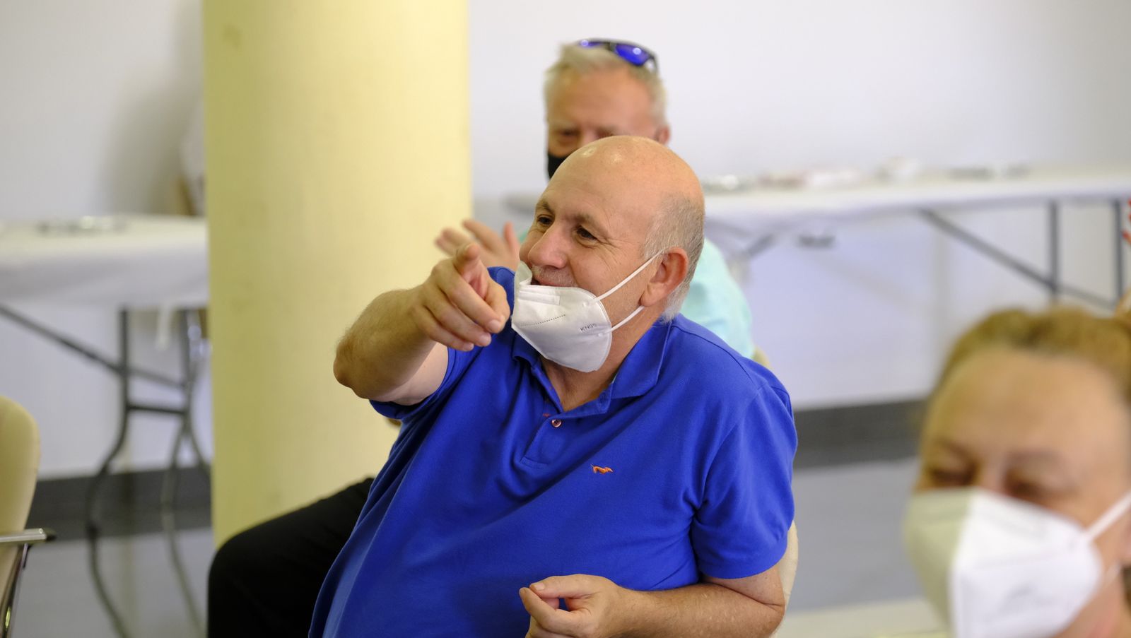 Juan Espadas, candidato a las primarias del PSOE, en Alhama y Bentarique. Almería