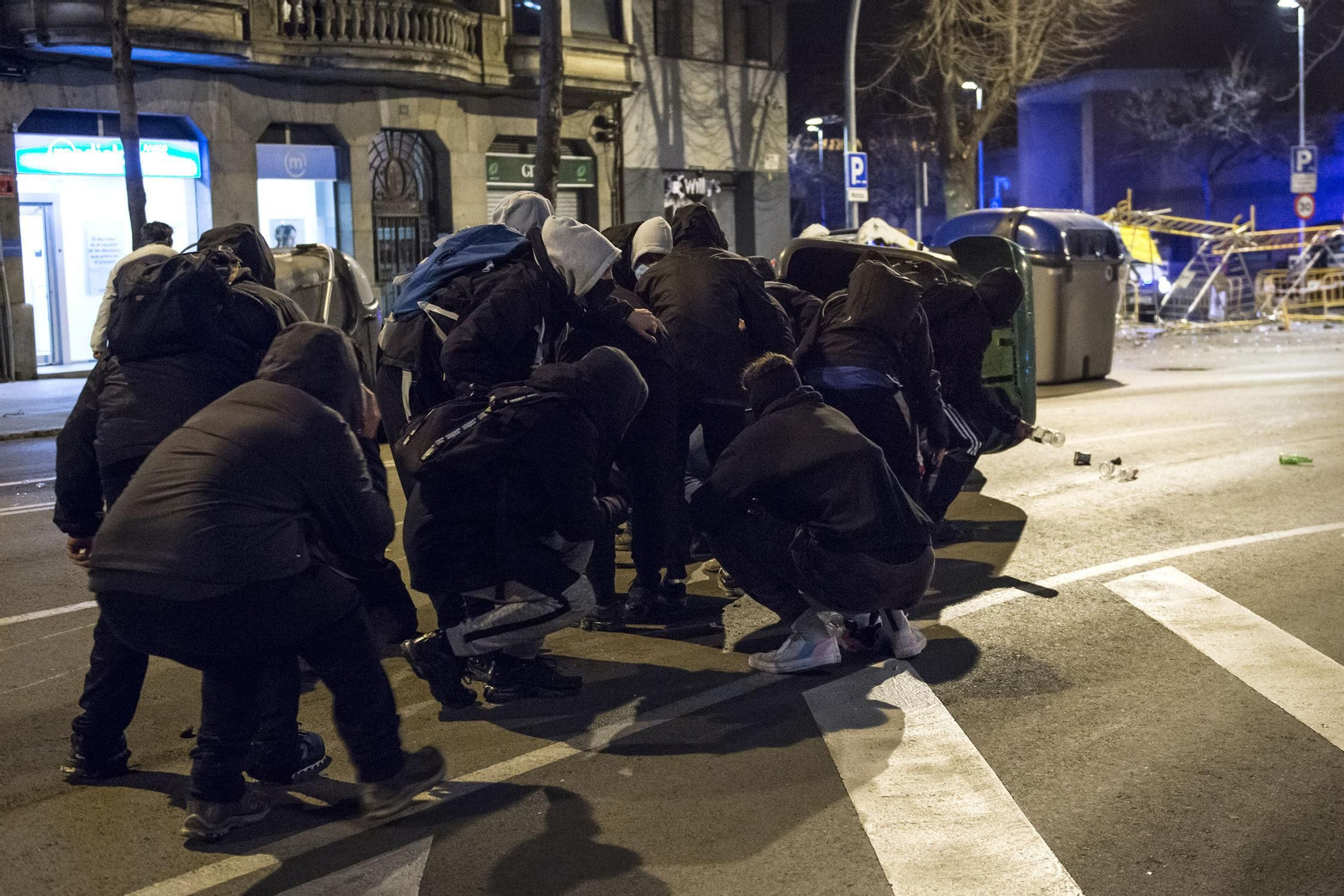 Las imágenes de los disturbios en Cataluña por el arresto de Pablo Hasel