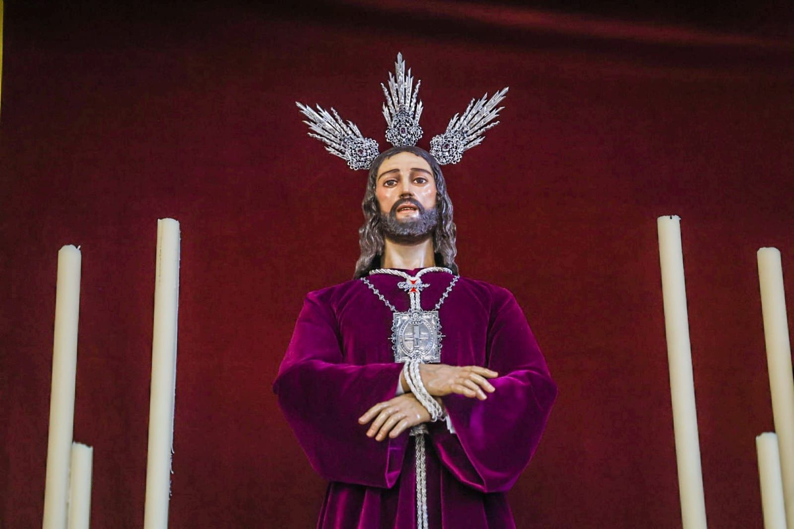 El cristo de la Hermandad del Cautivo