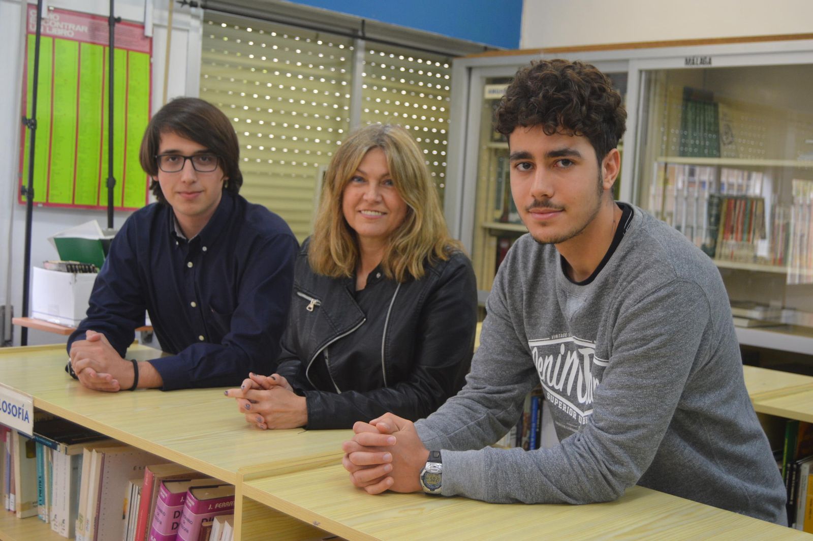 Javier de San Sebastián, Dolores Sánchez y Sergio Yebes.