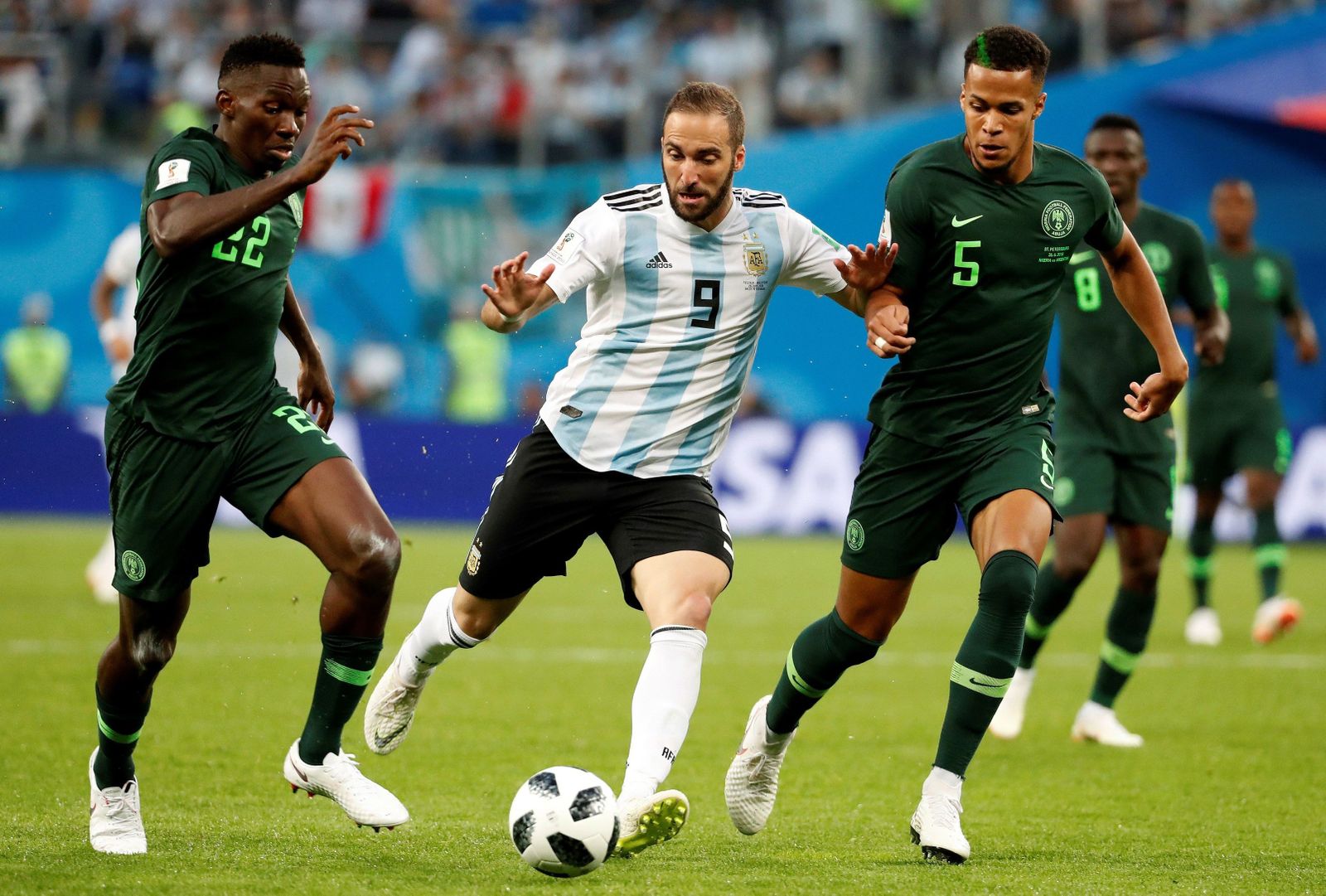 Las imágenes del Nigeria-Argentina