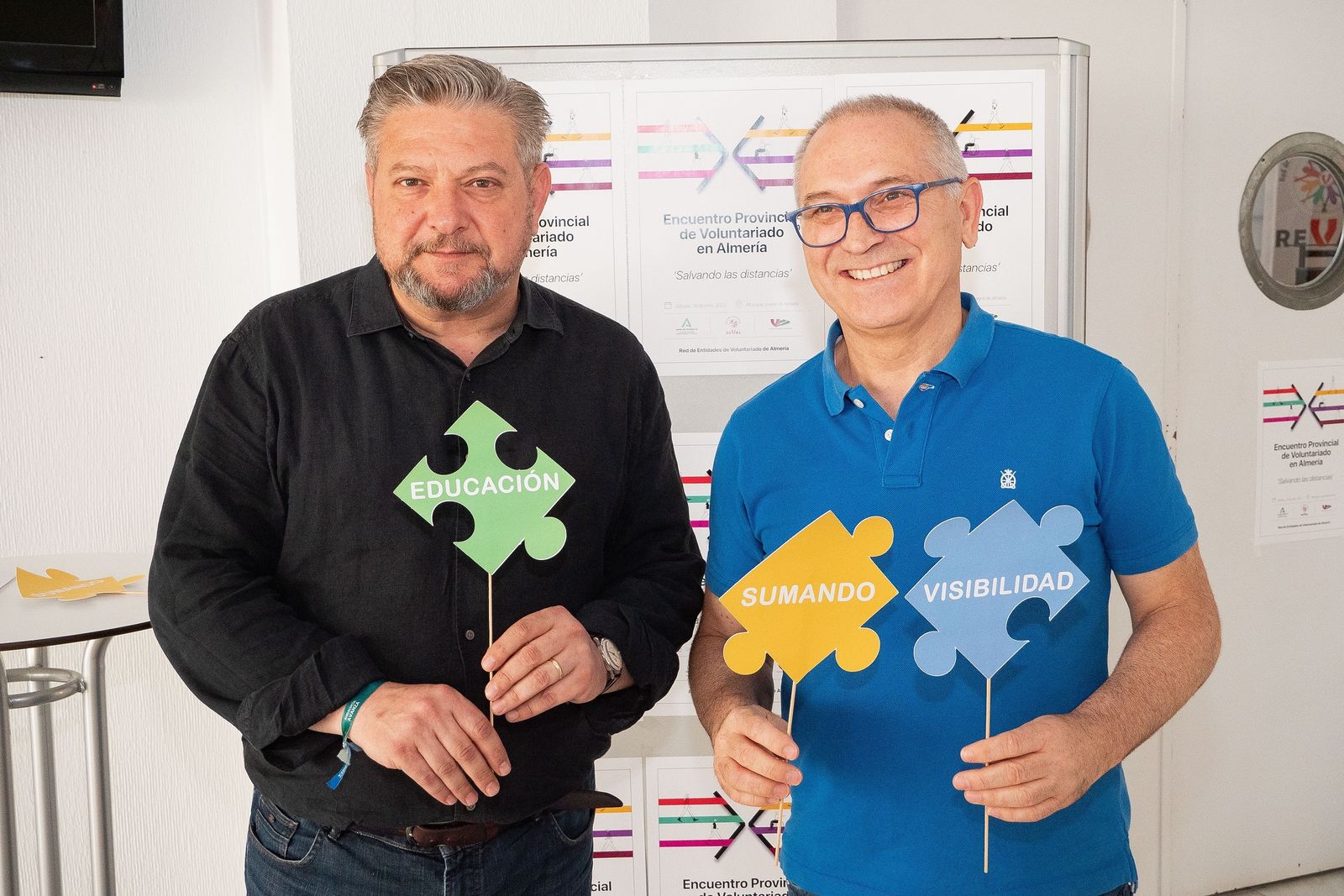 El concejal Diego Cruz con Manuel Márquez, de REVAL