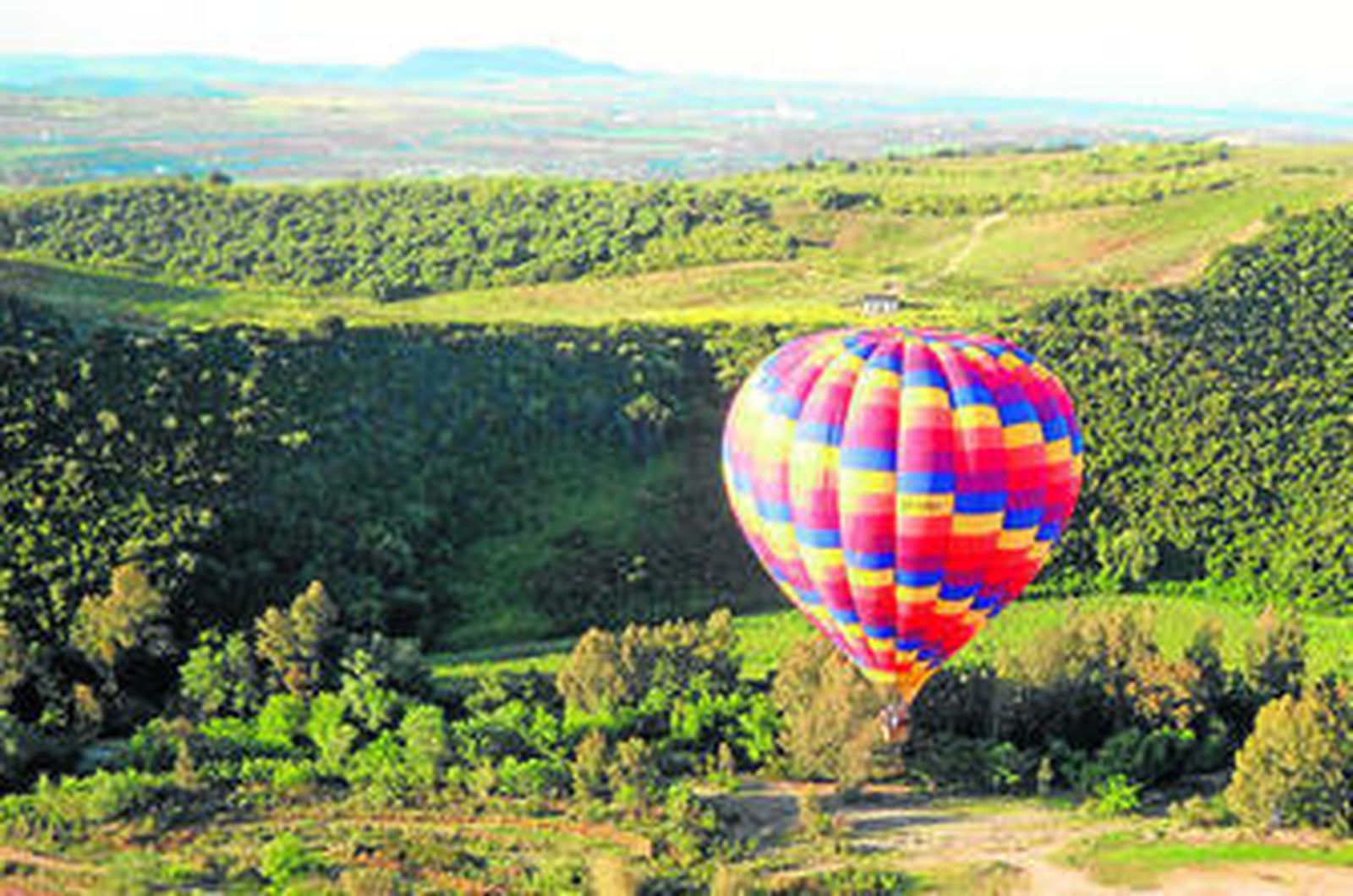 Uno de los globos aerostáticos de la compañía.