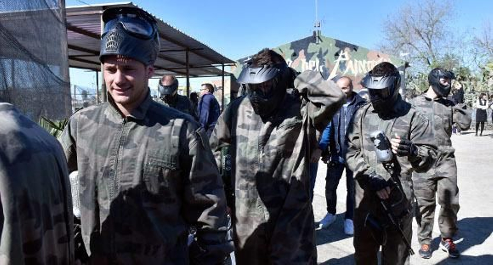 'Paintball' para liberar tensión