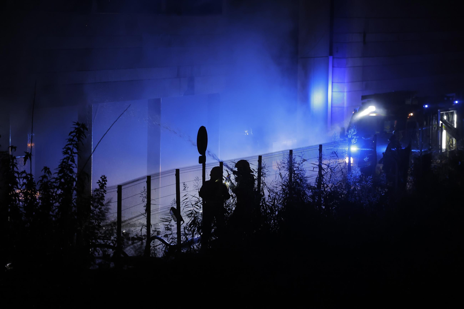 El auditorio Rocio Jurado en llamas, todas las fotos