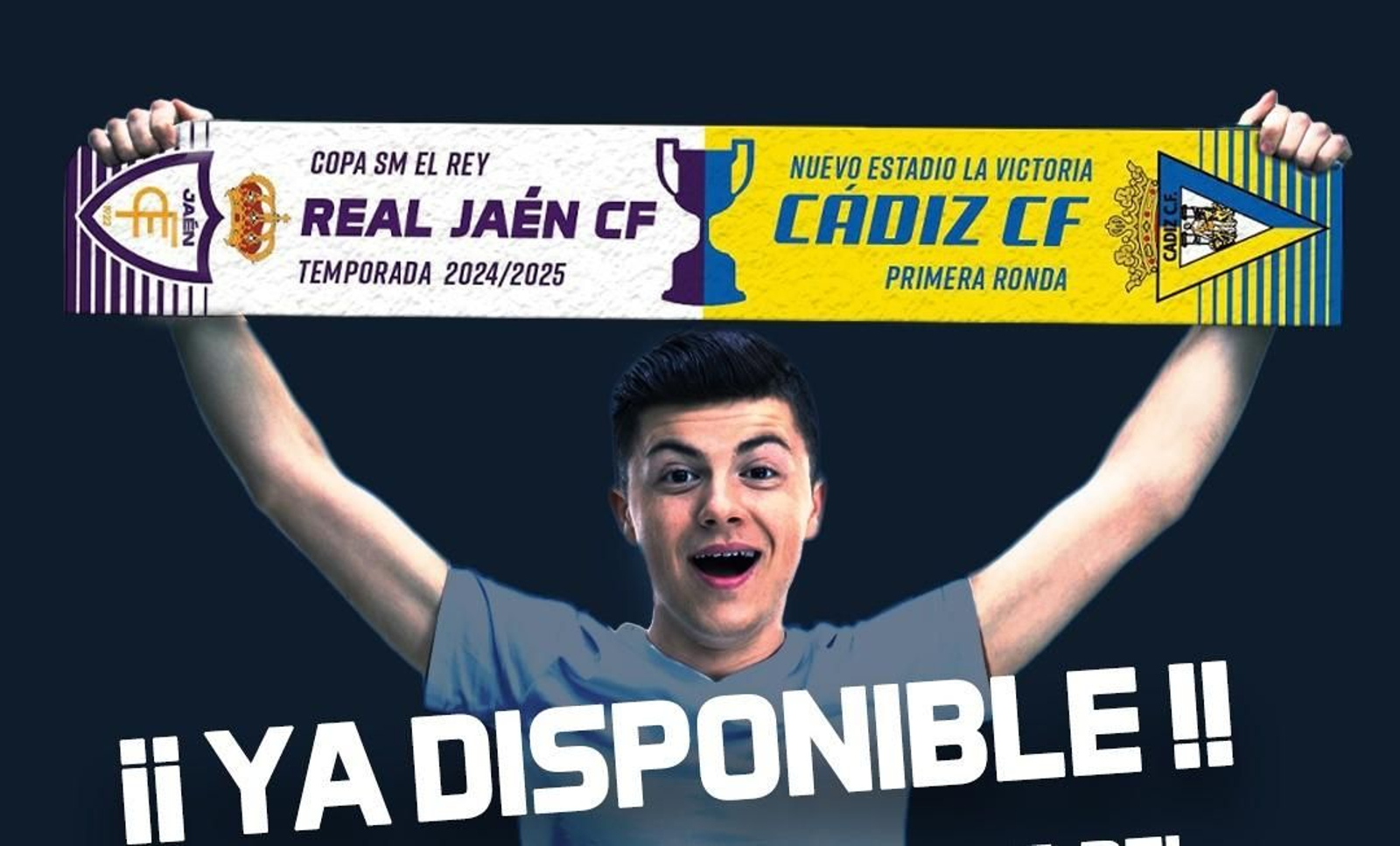 Bufanda el partido Jaén-Cádiz. Bufanda el partido Jaén-Cádiz.