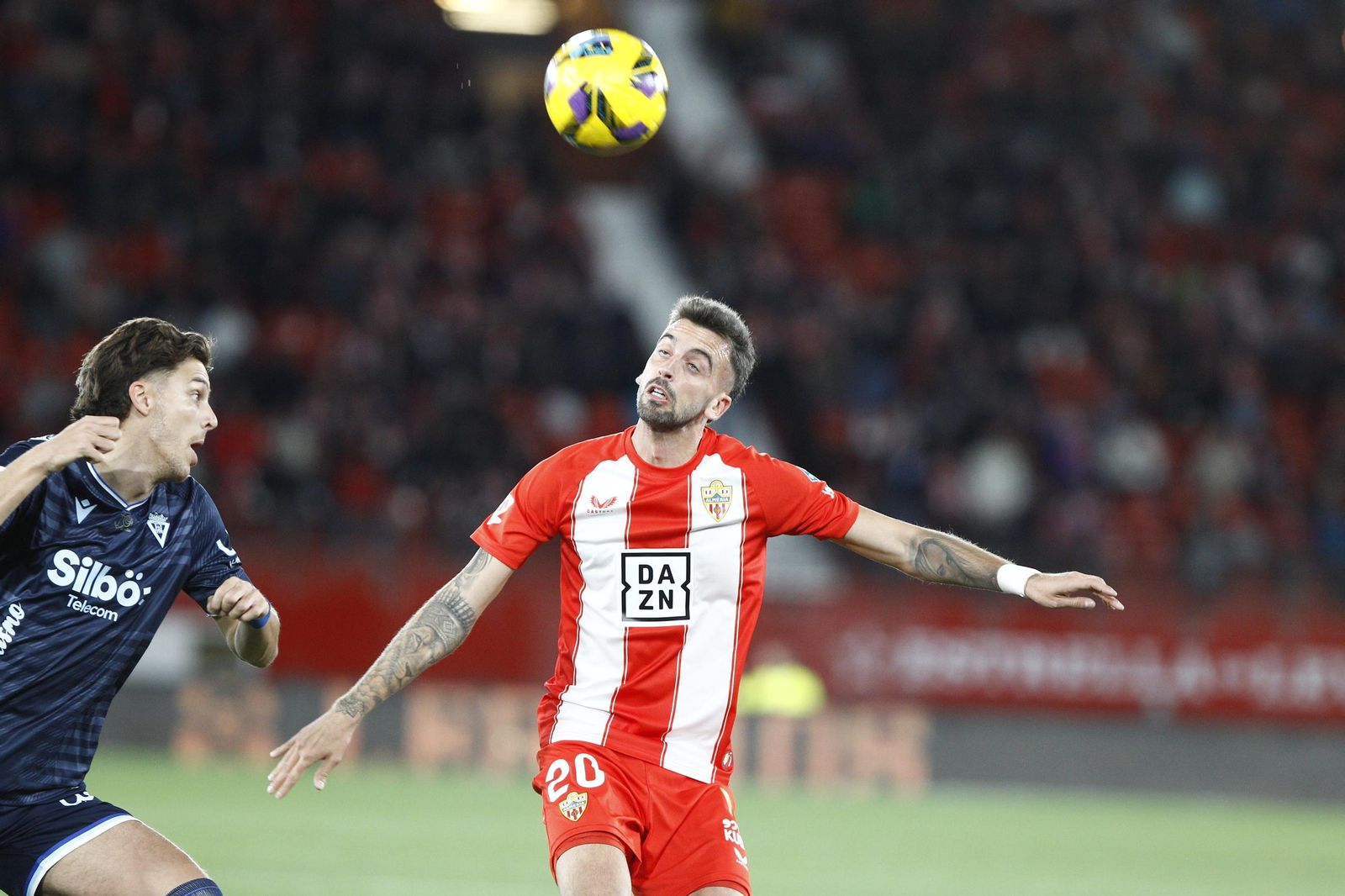 La U.D. Almería empata a uno contra el Cádiz y es campeón de invierno, en imágenes