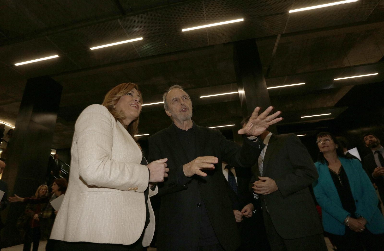 La inauguración del Caixafórum Sevilla