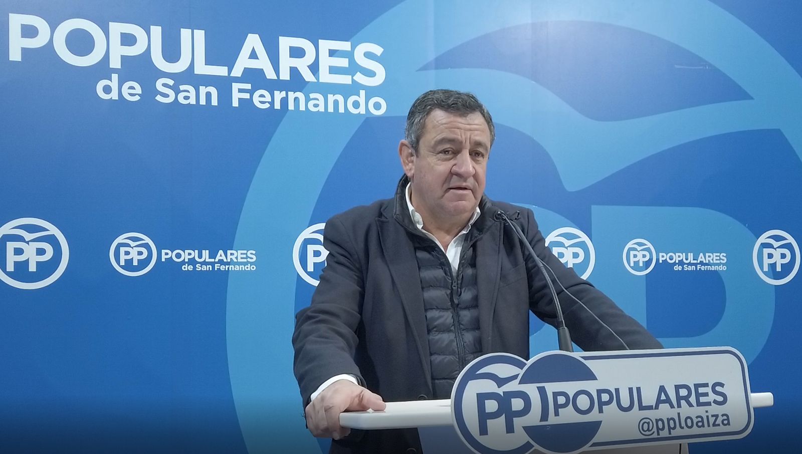 José Loaiza, portavoz del PP de San Fernando.