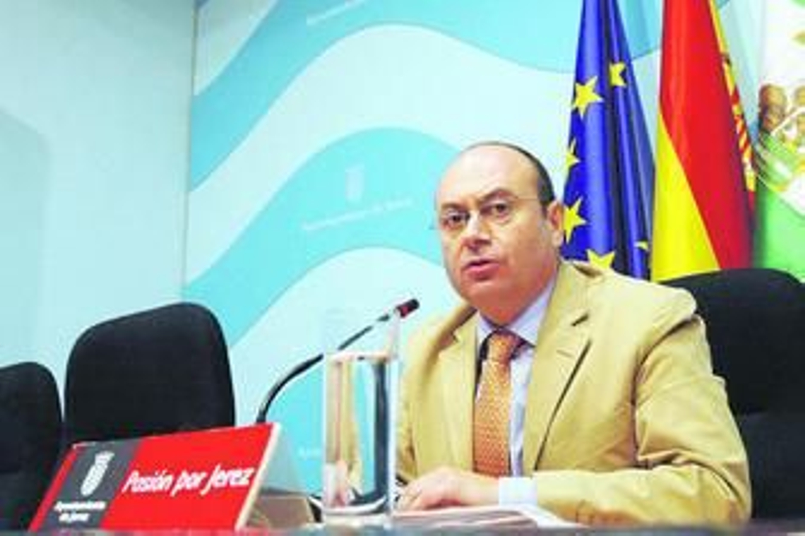 José Manuel Jiménez, ayer durante su comparecencia.