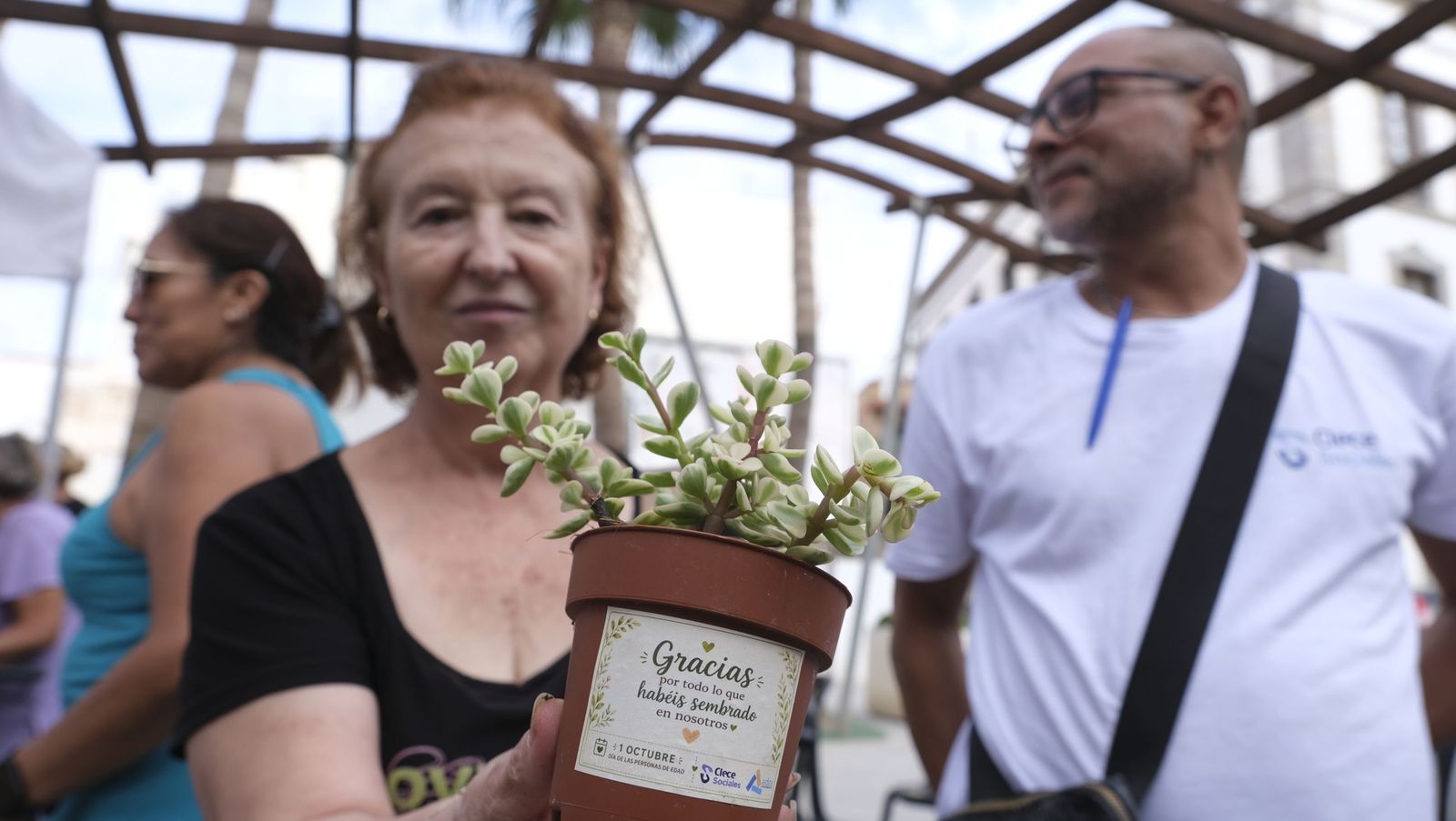 El Día de las Personas de Edad en Adra, organizado por el Ayuntamiento y Clece, en imágenes
