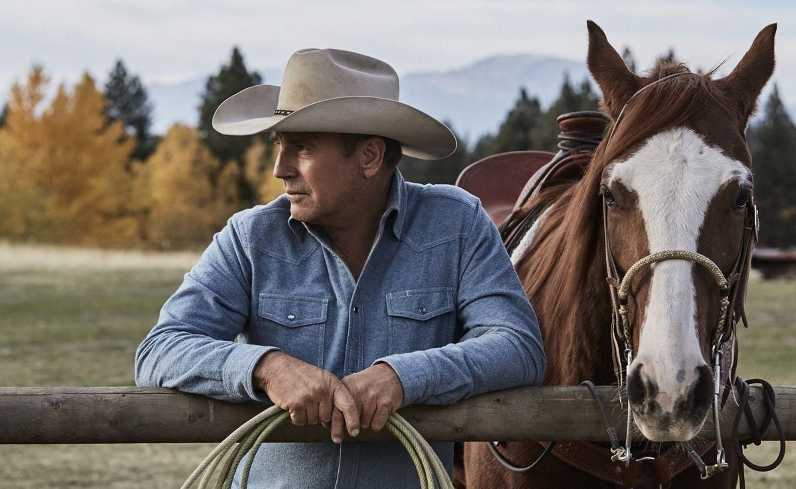 Kevin Costner en 'Yellowstone', que se estrena en España