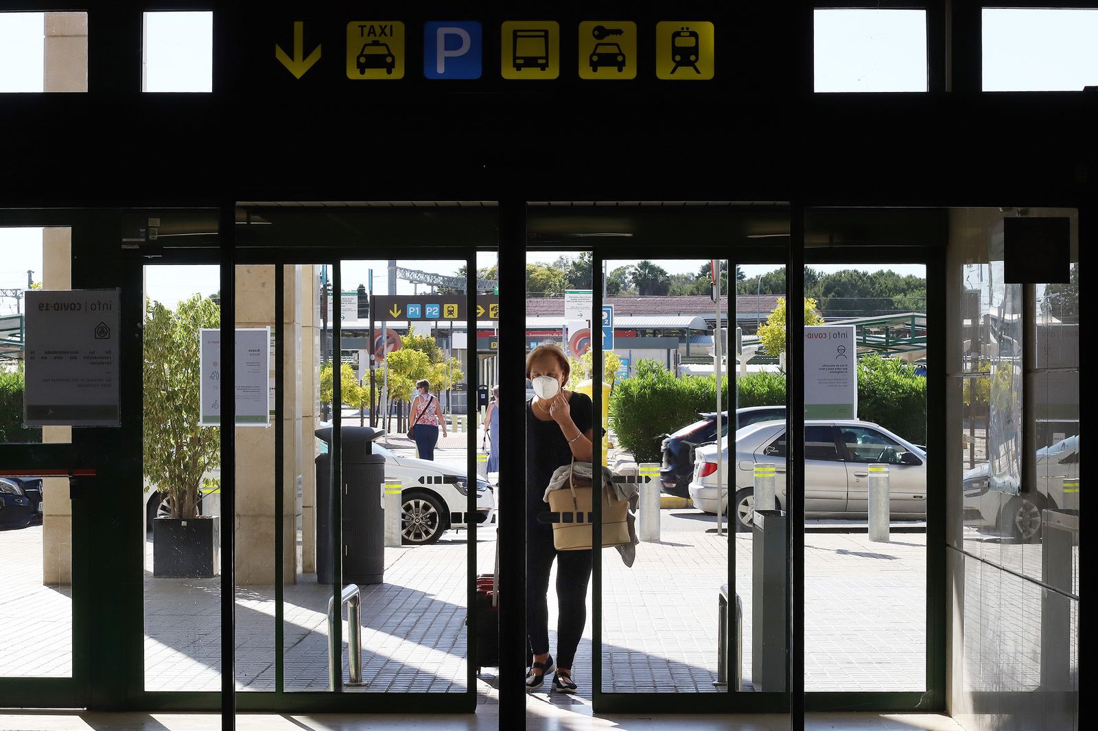 Llegada del primer vuelo de Ryanair desde Barcelona tras la pandemia