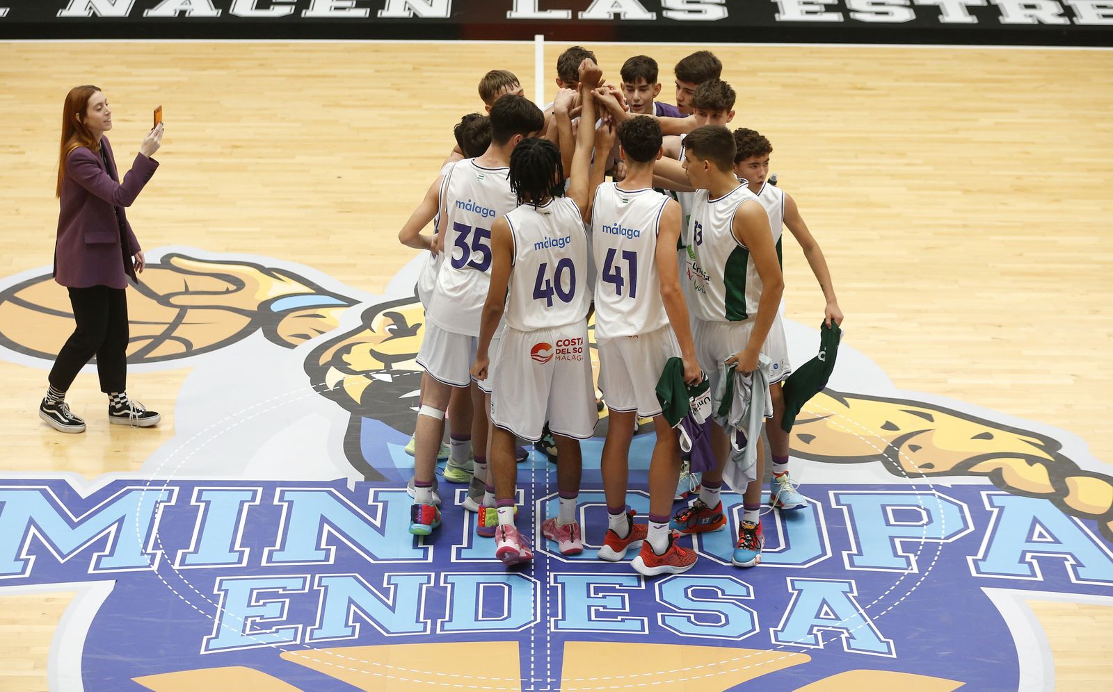 Las imágenes del Unicaja en la segunda jornada de la fase previa de la Minicopa