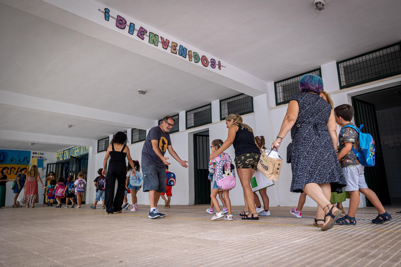 Primer día de la vuelta al cole, en imágenes