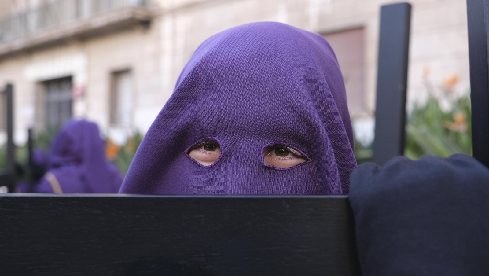 La procesión de Pasión en Almería, en imágenes