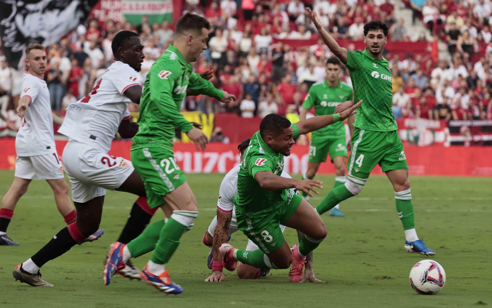 El derbi Sevilla - Betis en imágenes