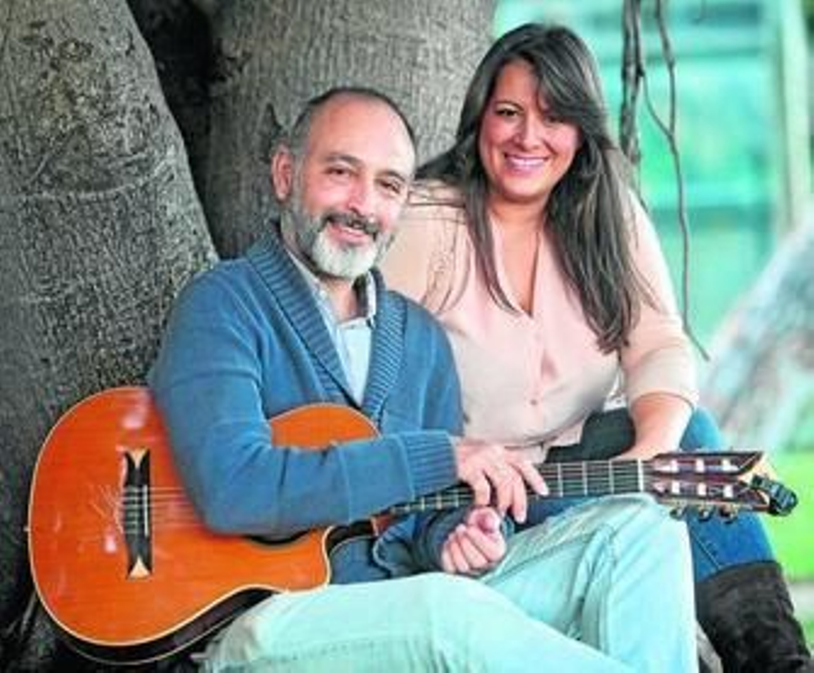 La gaditana Milián Oneto y el argentino Javier Pereyra, hace unos días en Cádiz.