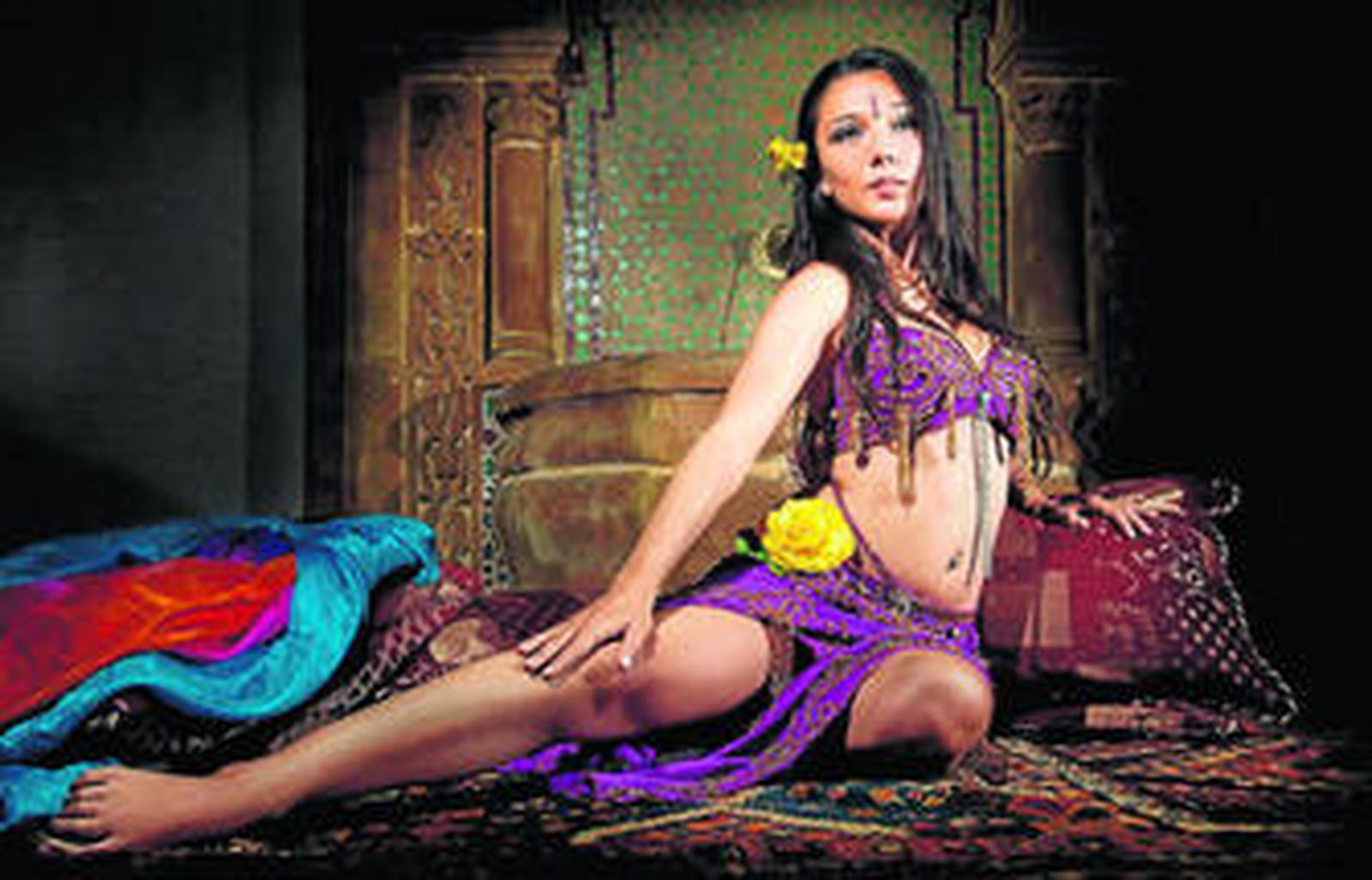 Cristina Samaniego es una de las grandes figuras de la danza oriental en todo el país.