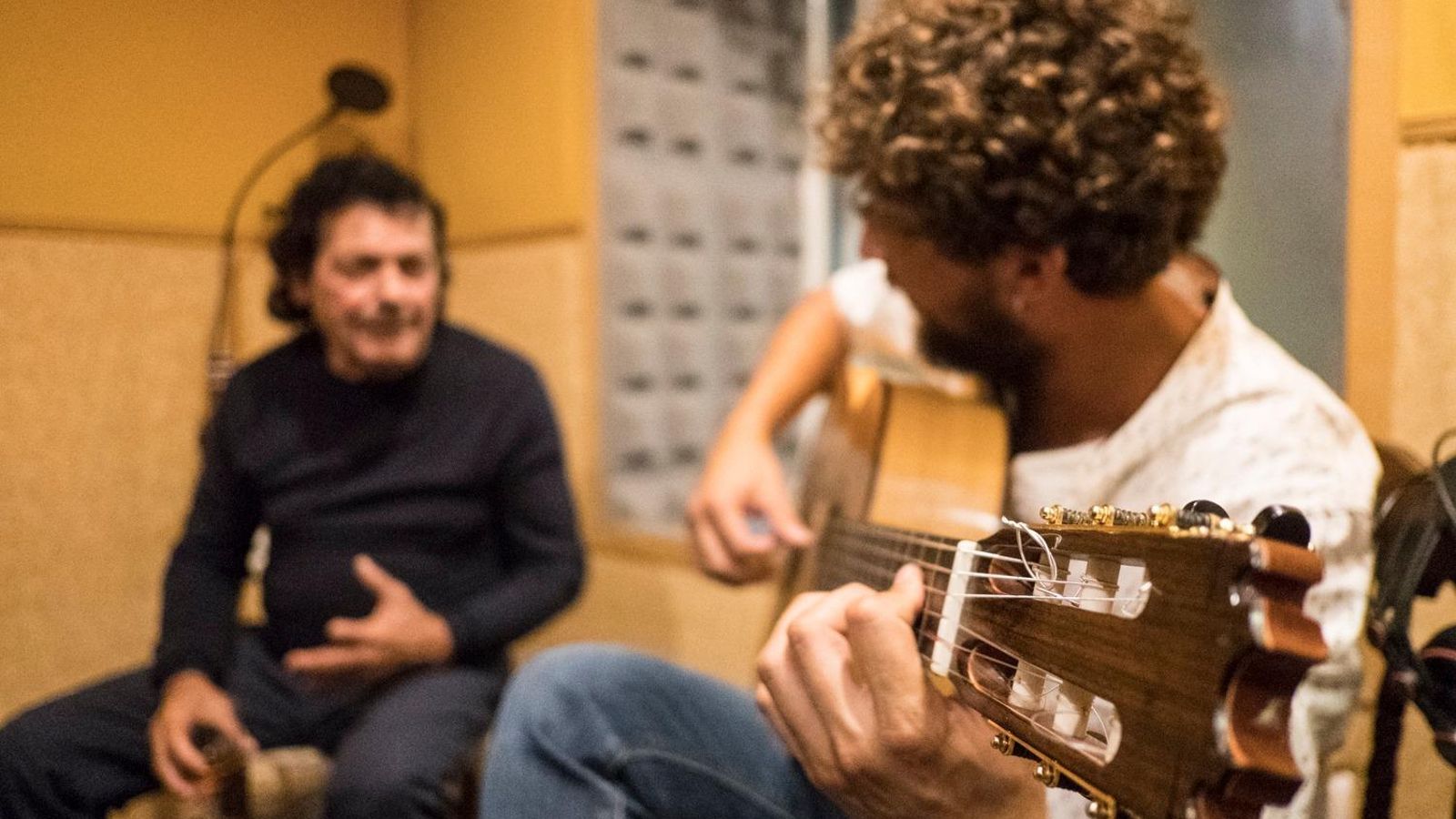 Diego Agujetas y Pepe del Morao, en otra imagen.